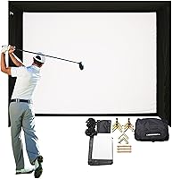 Vista 10 de DIY Golf Simulator Enclosure - Easy-Setup Golf Simulators for Home - Includes SIGPRO Premium Impact Golf Screen, Enclosure Surround, Protective Foam