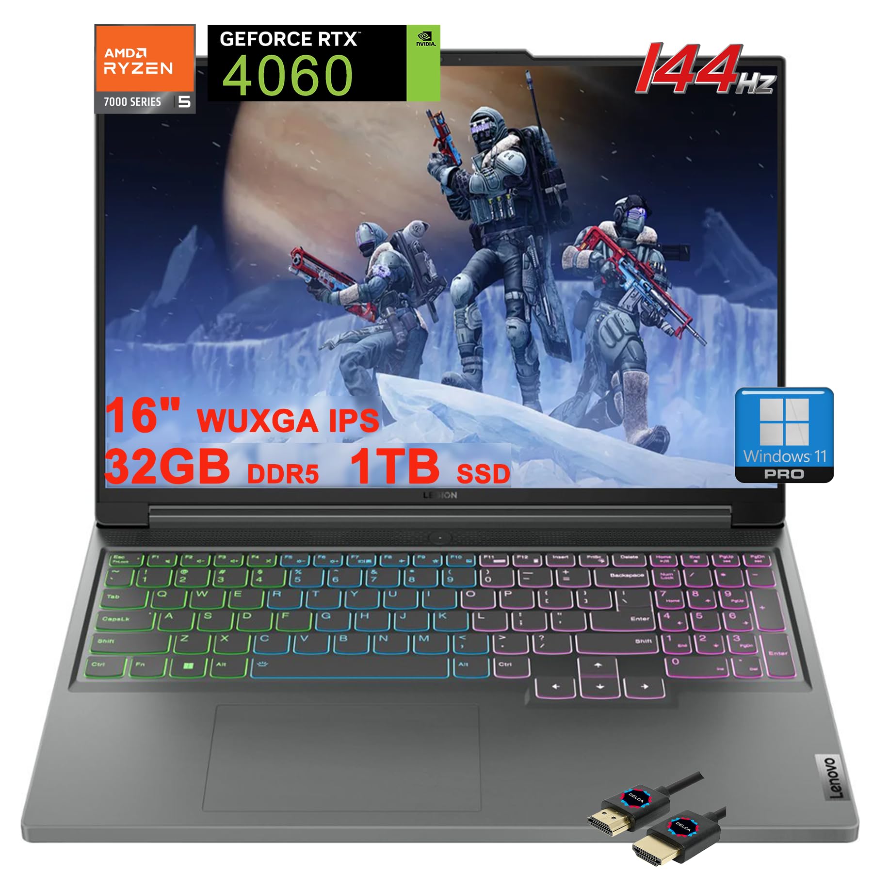 Amazon.com: Lenovo Legion Slim 5 Gaming Laptop | 16