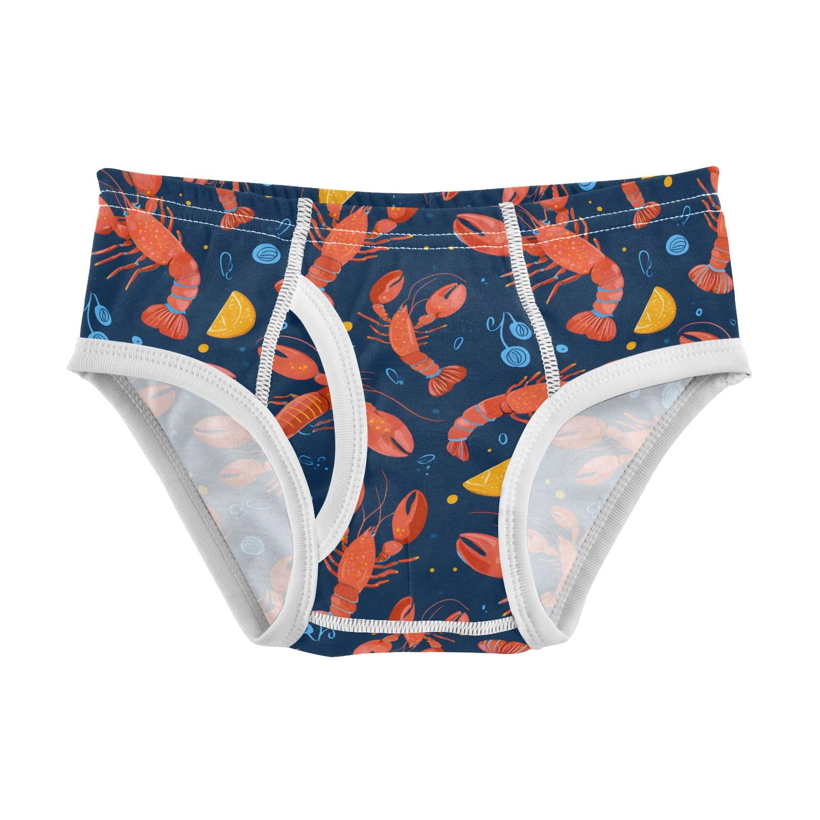 senya Baby Toddler Boys Underwear Kids Exclusive Boxer Briefs Comfort 2T Lobster Lemon