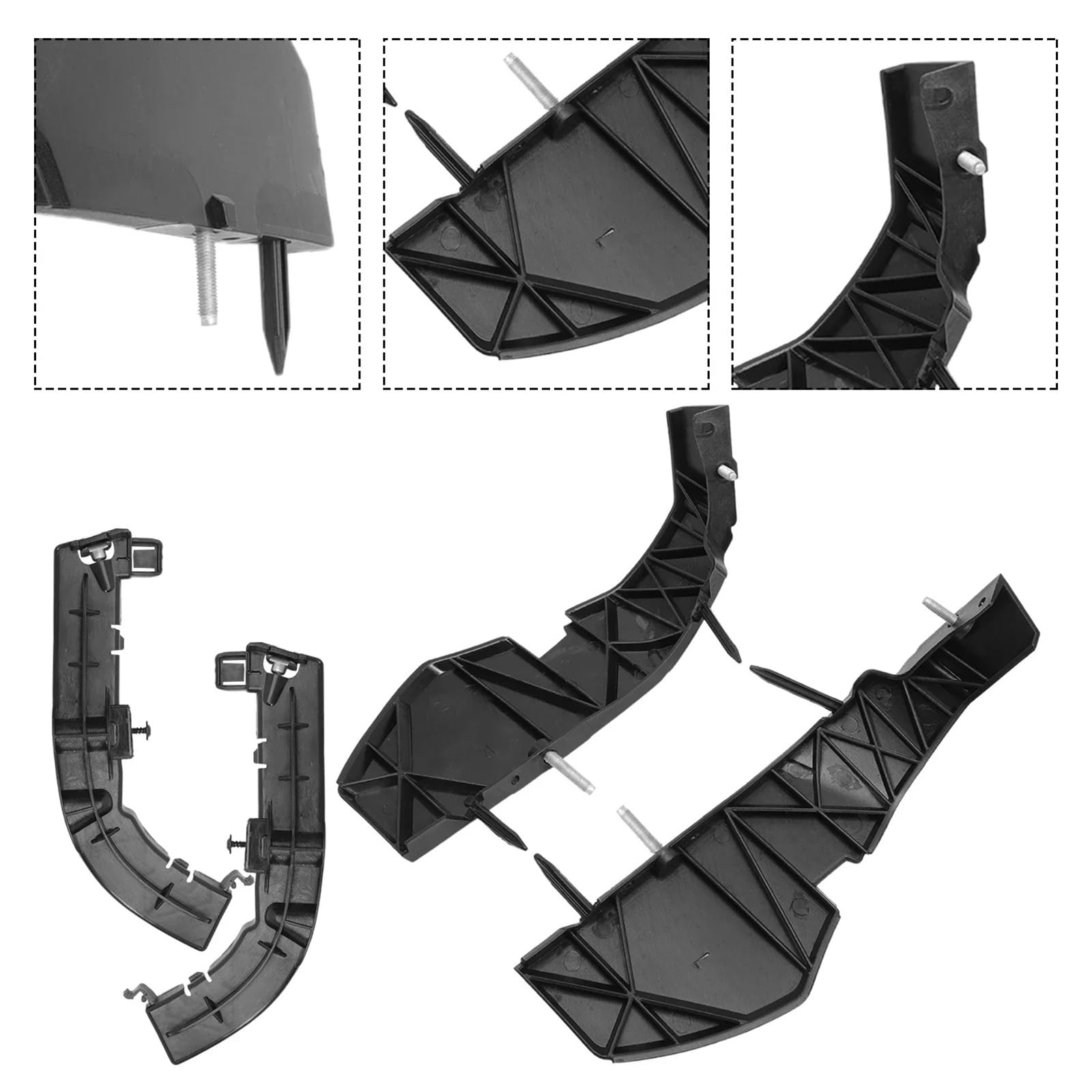 splitter aerodynamiczny Wsporniki zderzaka pasujące do Dodge'a, Challengera 2015-2021 68375013AA 68259546AA 68024342AD 68024343AD