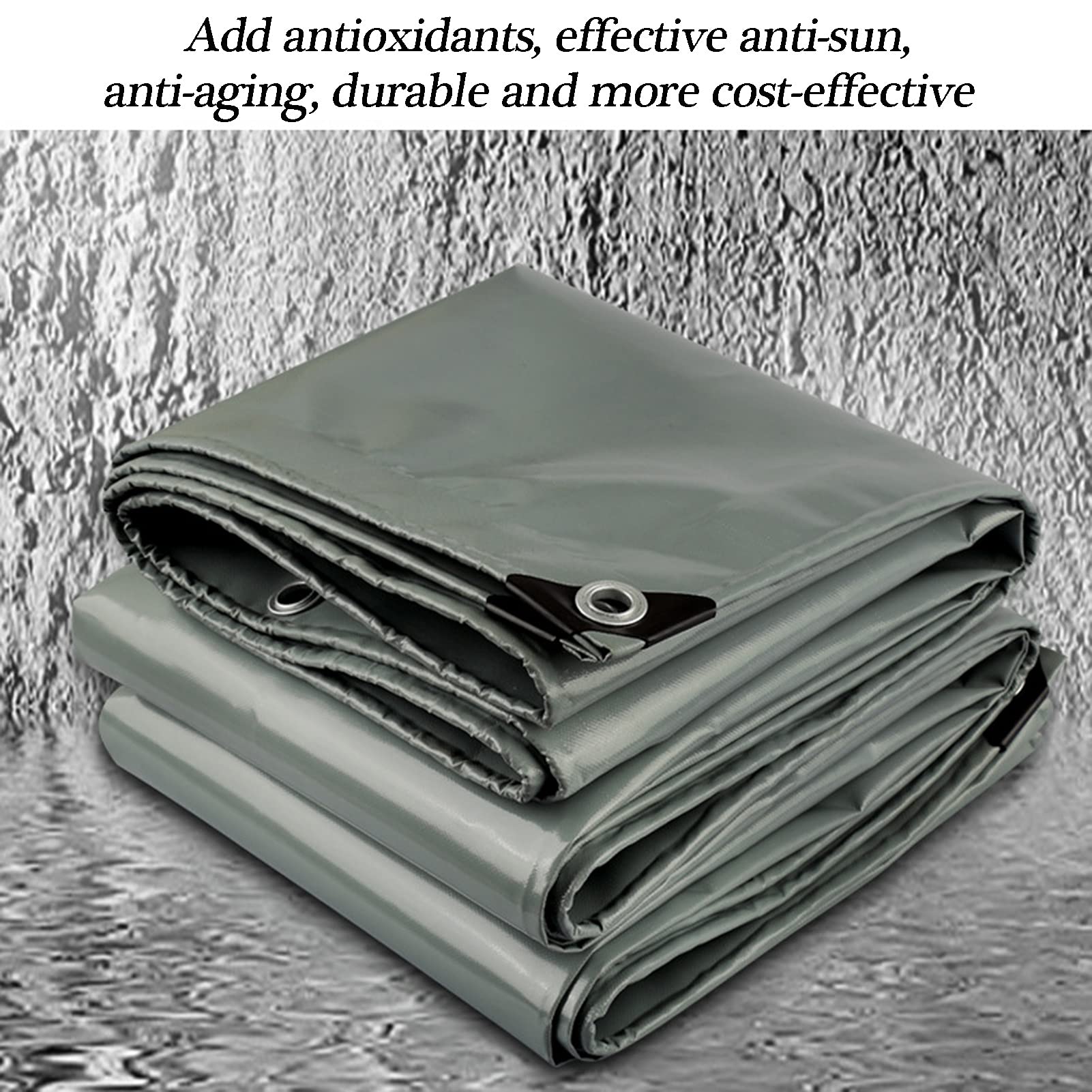 Copertura Per Rimorchio 214x122 Cm - Telone Impermeabile Oxford E PVC Con Occhielli