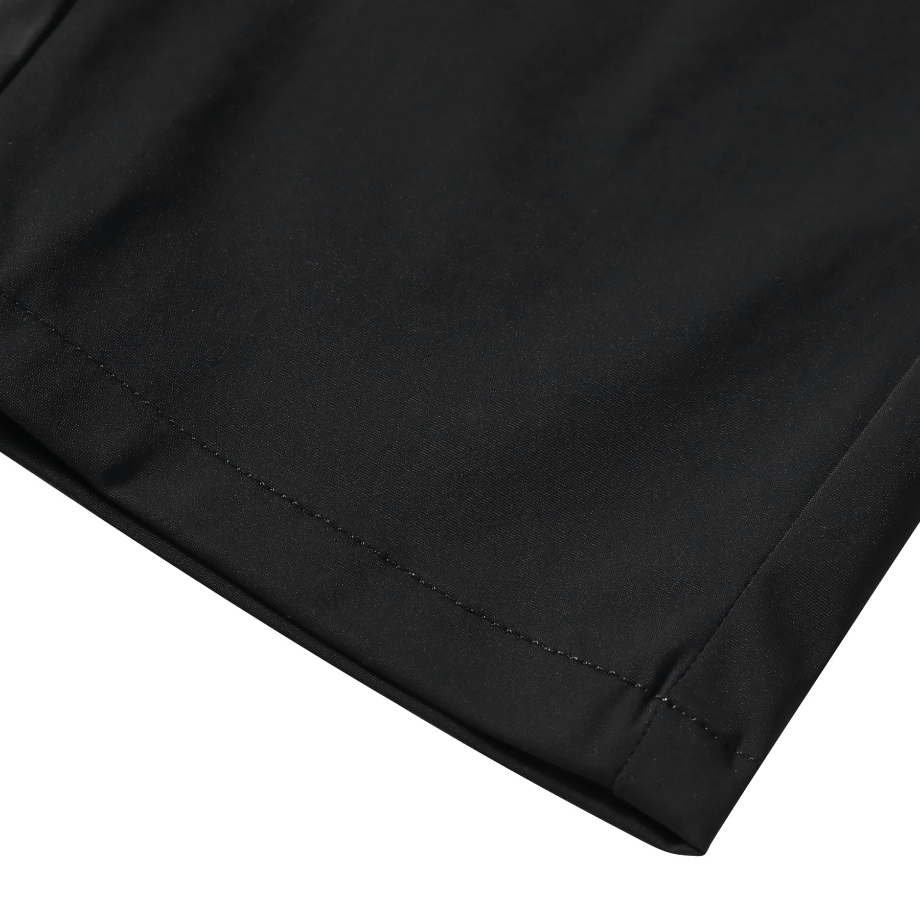 YFFUSHI Pantalones de hombre elegantes ligeros efecto seda helada elásticos sin arrugas para verano y negocios