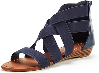 Navy blue sandals amazon Clearance