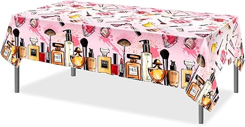 Miniatura 558 de CC HOME 1 pieza de mantel de plástico para fiesta de los 90 de 54 x 87 pulgadas de largo, mantel vintage retro de los 90 de hip hop, tema de 1990