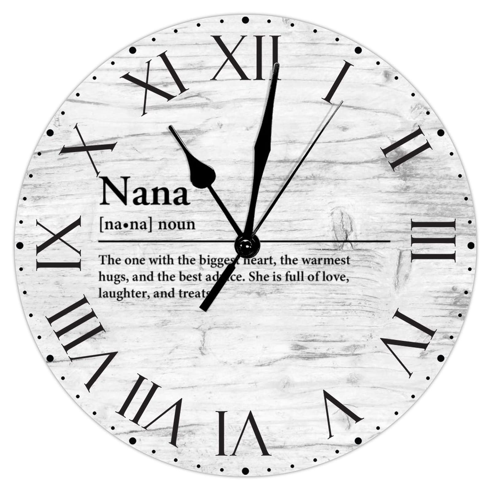 Horloge murale en PVC anti-bruit pour retrouver le sommeil dans votre chambre