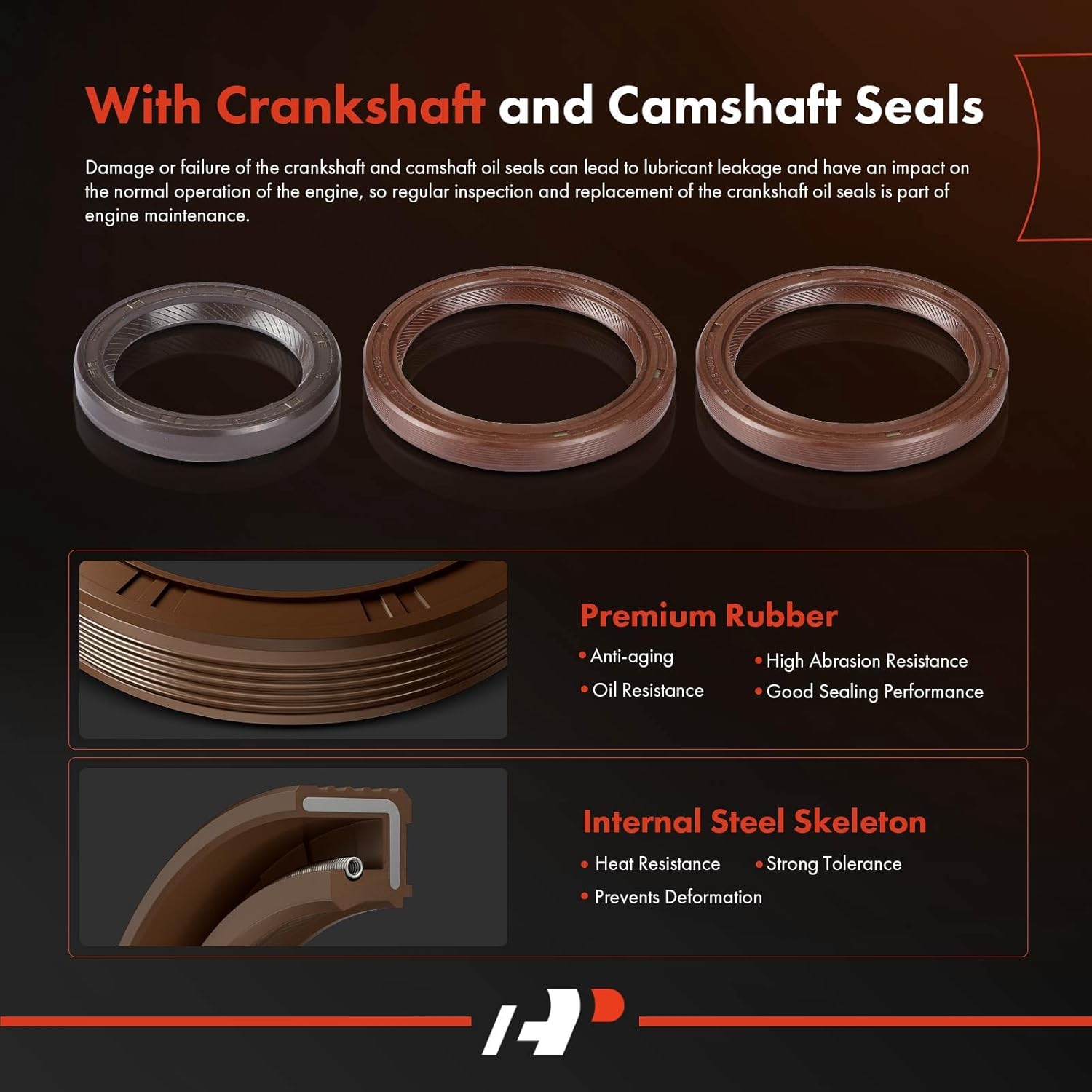 A-Premium Engine Timing Belt Kit Compatible with Volvo Cars - XC90 2003-2006, S60 2001-2009, XC70 2003-2007, S80 2004-2006, C70 1998-2004, S40 2000-2004, S70 1998-2000, V40 2000-2004, V70 1998-2007