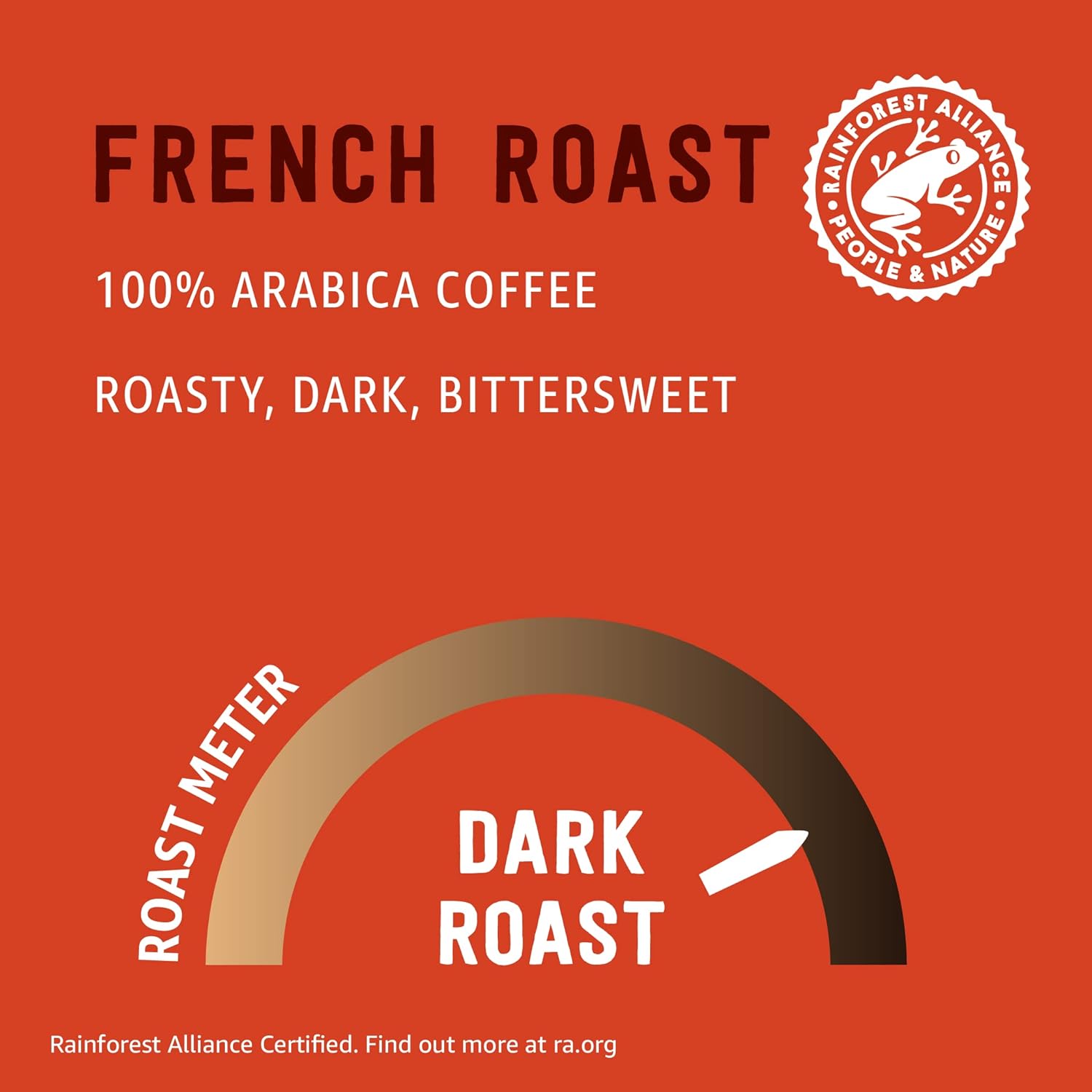 Amazon Brand - Happy Belly French Roast Compostable Coffee Pods (Dark Roast), Compatible with K-Cup Brewer, 96 Count