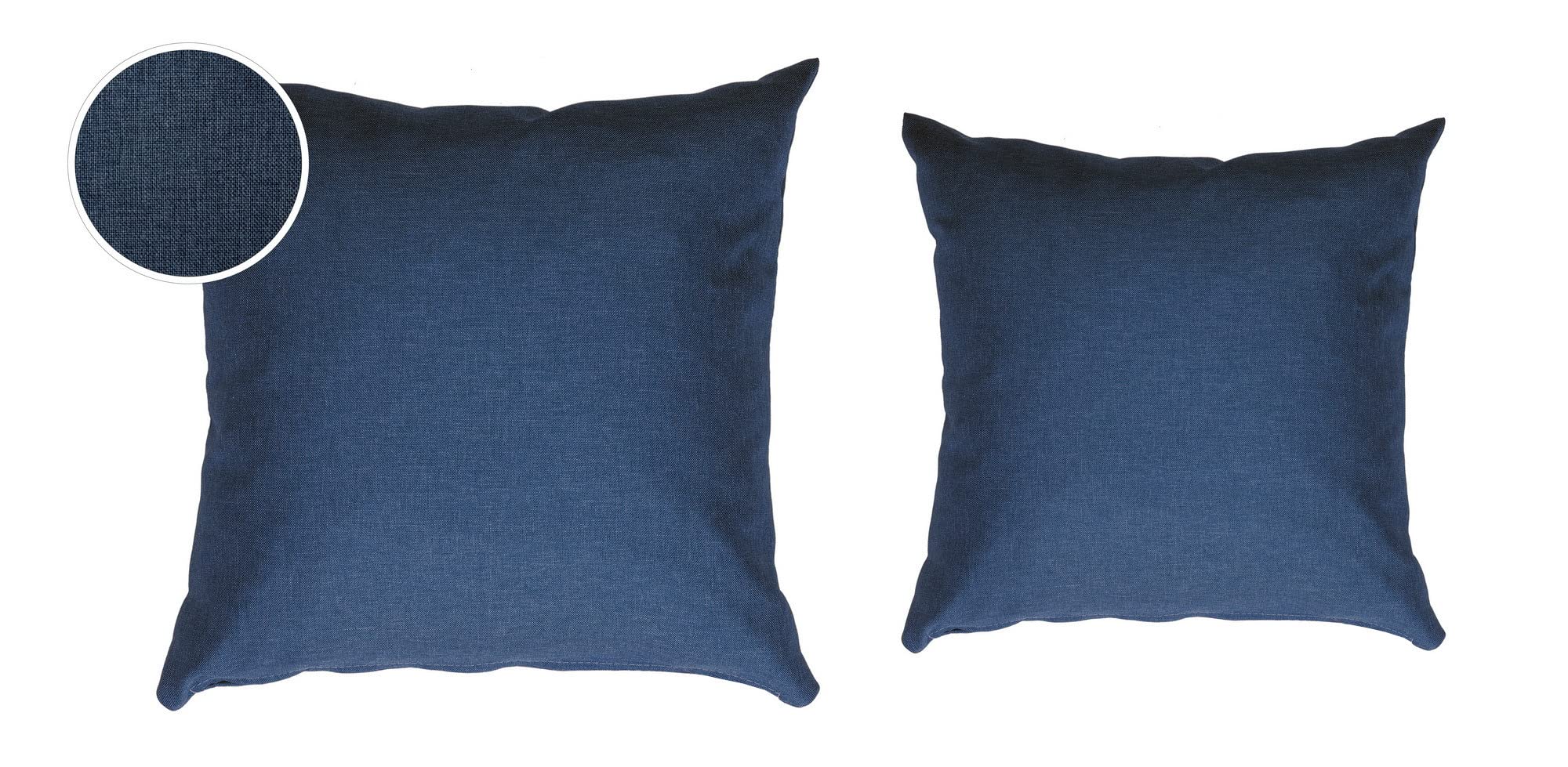 chilly pilley Cuscini Decorativi Cuscini Per Divani Cuscini Piccoli Cuscini Per Divani Cuscini Da Giardino 2x 50x50 Cm Blu