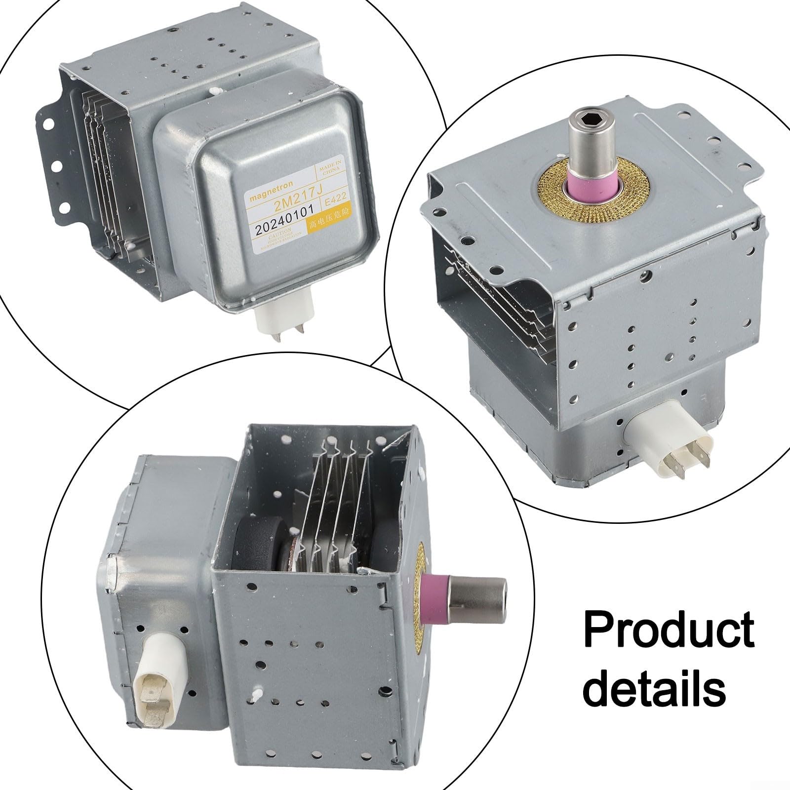 Forno a microonde Magnetron 2M217J per modello Midea Parte di ricambio funzionante a 2456 MHz con 580 W di potenza compatibile con 500 700 W di potenza a microonde