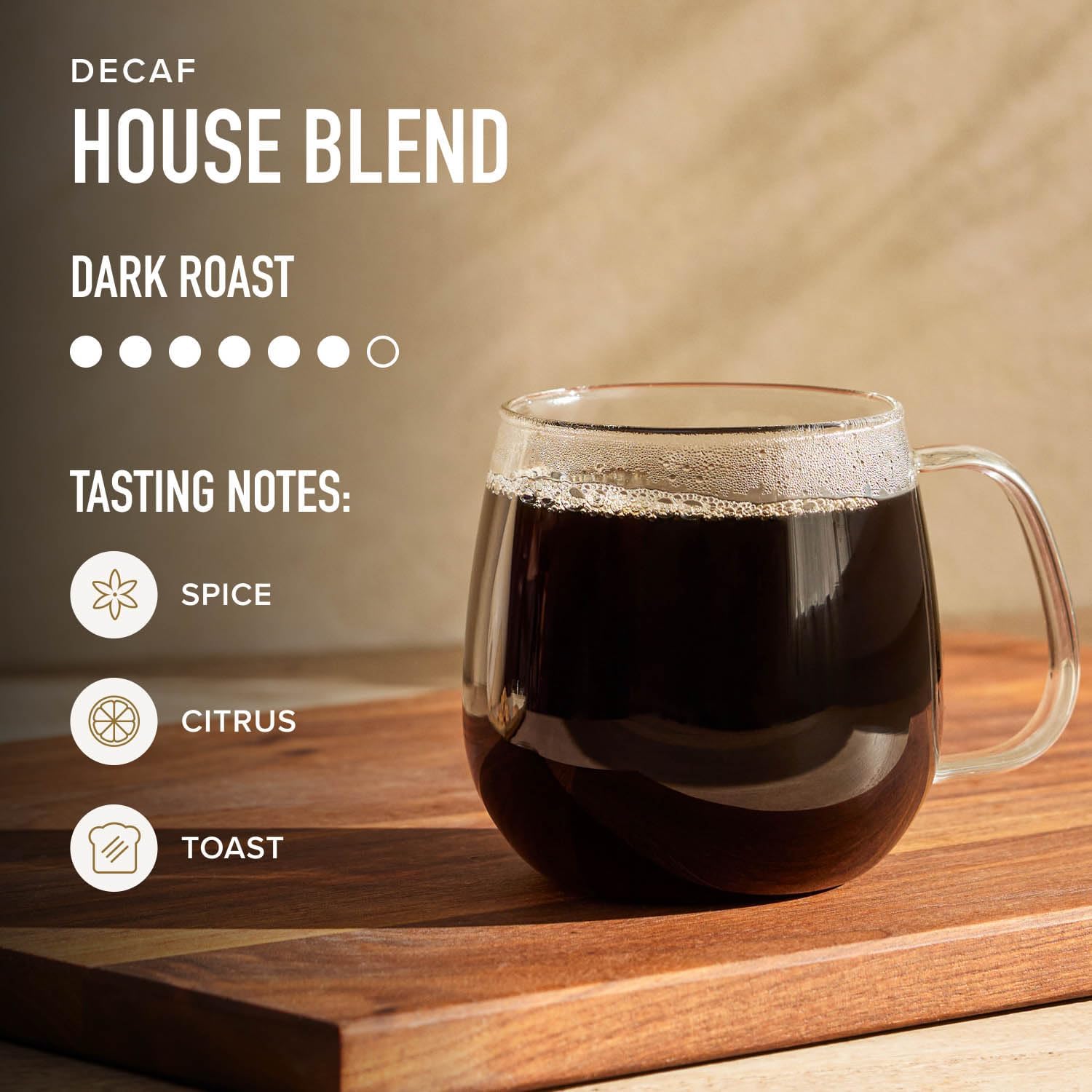 , Dark Roast Ground Coffee, Decaffeinated Araa Coffee -