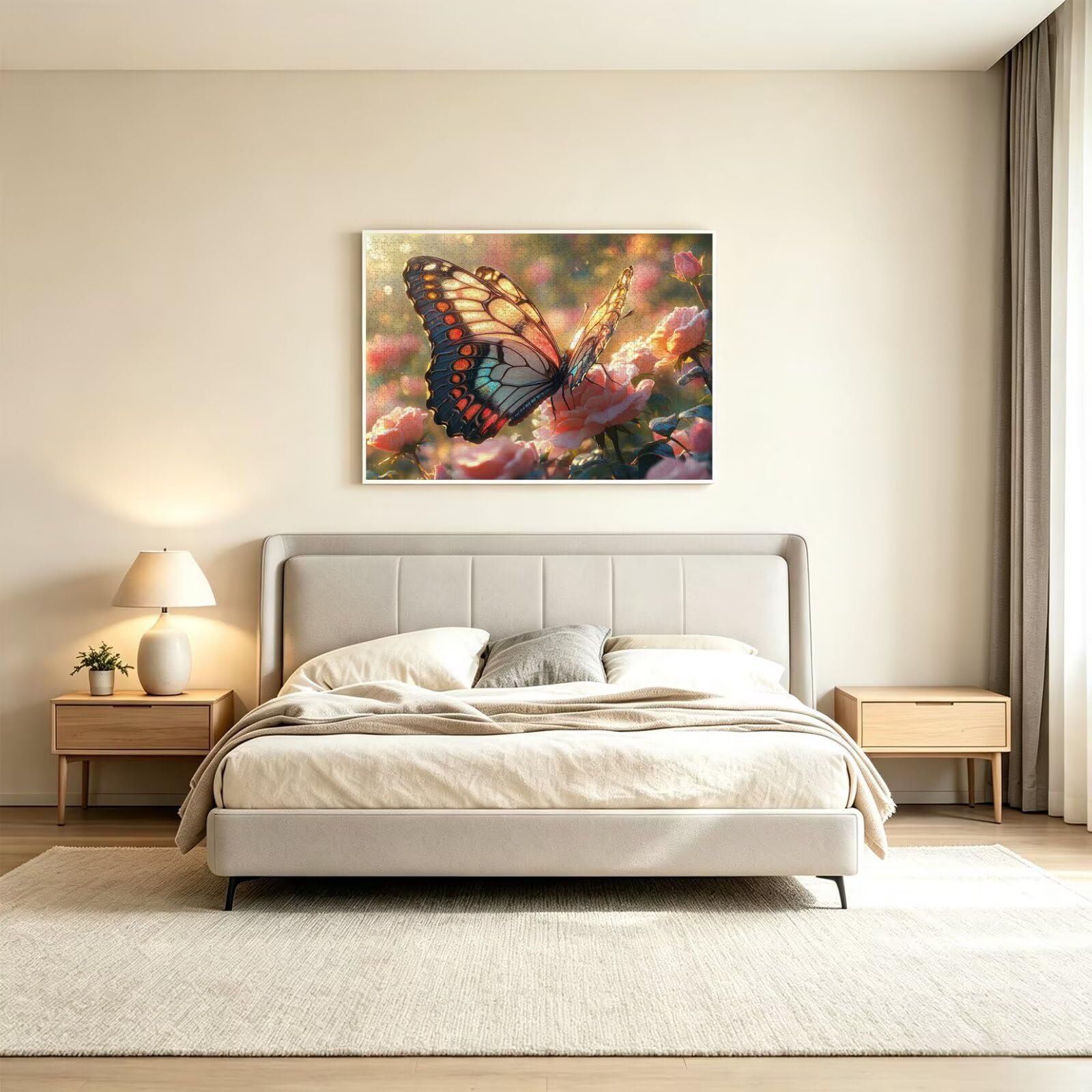 Puzzle dla dorosłych 2000, kwiat motyla, 99 x 70 cm, n-237