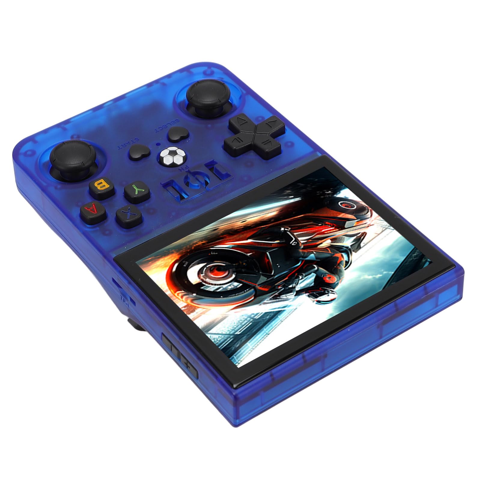 Yinhing R36PRO Handheld-Spielekonsole mit 3,5-Zoll-Bildschirm, Auflösung 640 X 480, 4000-mAh-, Unterstützt Mehr 60 Emulatoren, Mehrere Spiele, Innovatives Systemerlebnis (64GB)