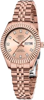 Watches for Women Stainless Steel Dial with Date Window Exqu