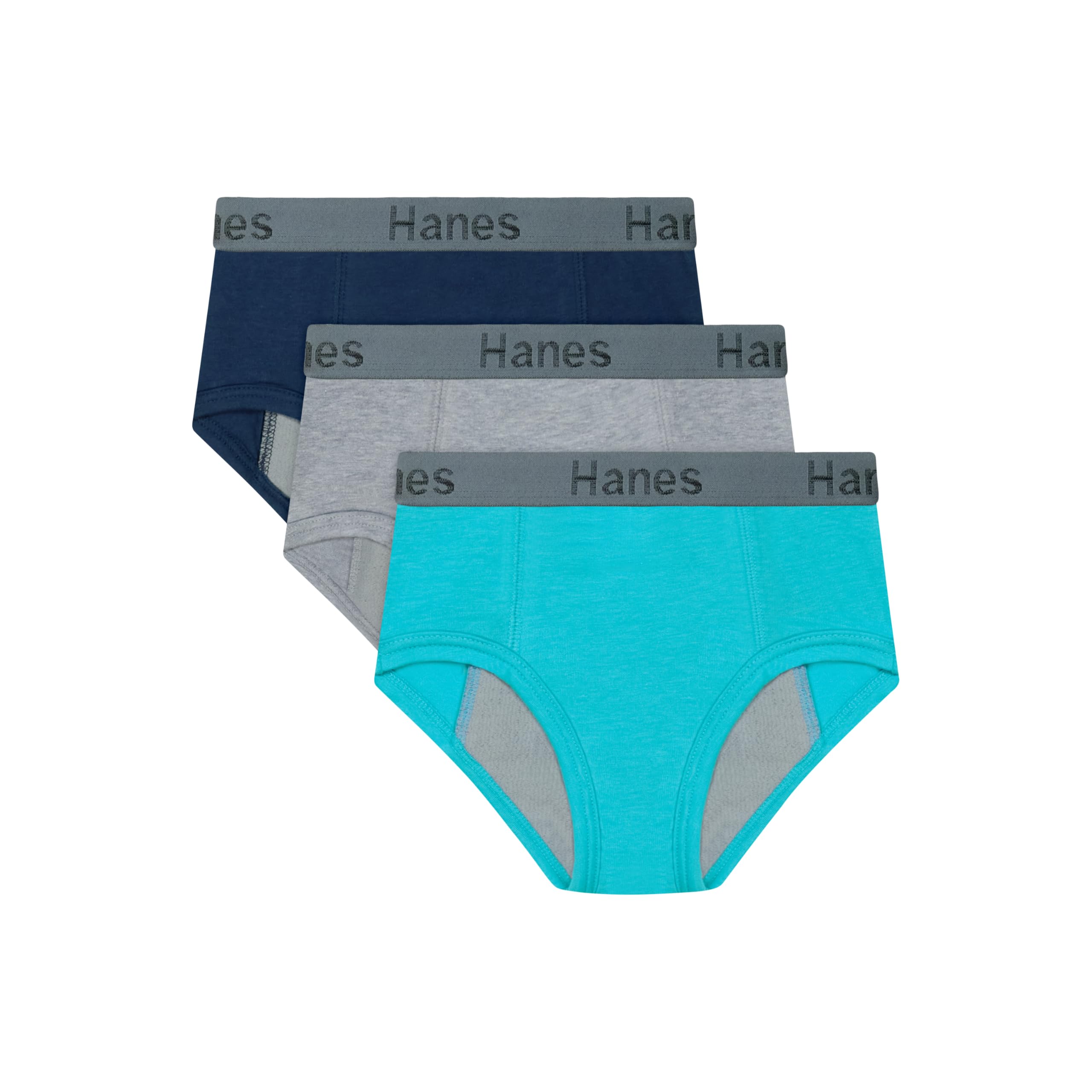 Hanes Boys Nighttime Underwear Leak Protection Confident Nights Overnight Underwear Kids Leakproof Underpants 3 Pack