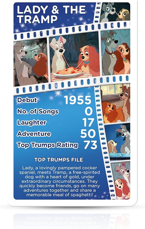 Top Trumps Disney Classics Specials Card Game, Play with Baloo, Dumbo, Alice, Bambi, Cinderella, Snow White, Timon and Pumba, Educational for 2 plus players makes a great gift for ages 6 plus