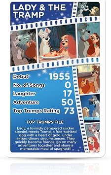 Top Trumps Disney Classics Specials Card Game, Play with Baloo, Dumbo, Alice, Bambi, Cinderella, Snow White, Timon and Pumba, Educational for 2 plus players makes a great gift for ages 6 plus