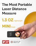 HOTO Laser Measuring Tool, Laser Tape Measure, Gifts for Men, Cool Gadgets | Pocket-Size 98Ft, ±2mm Accuracy, USB-C Rechargeable, OLED Display, Ft/M/in Unit, Real-Time Data Sync Laser Measurement Tool