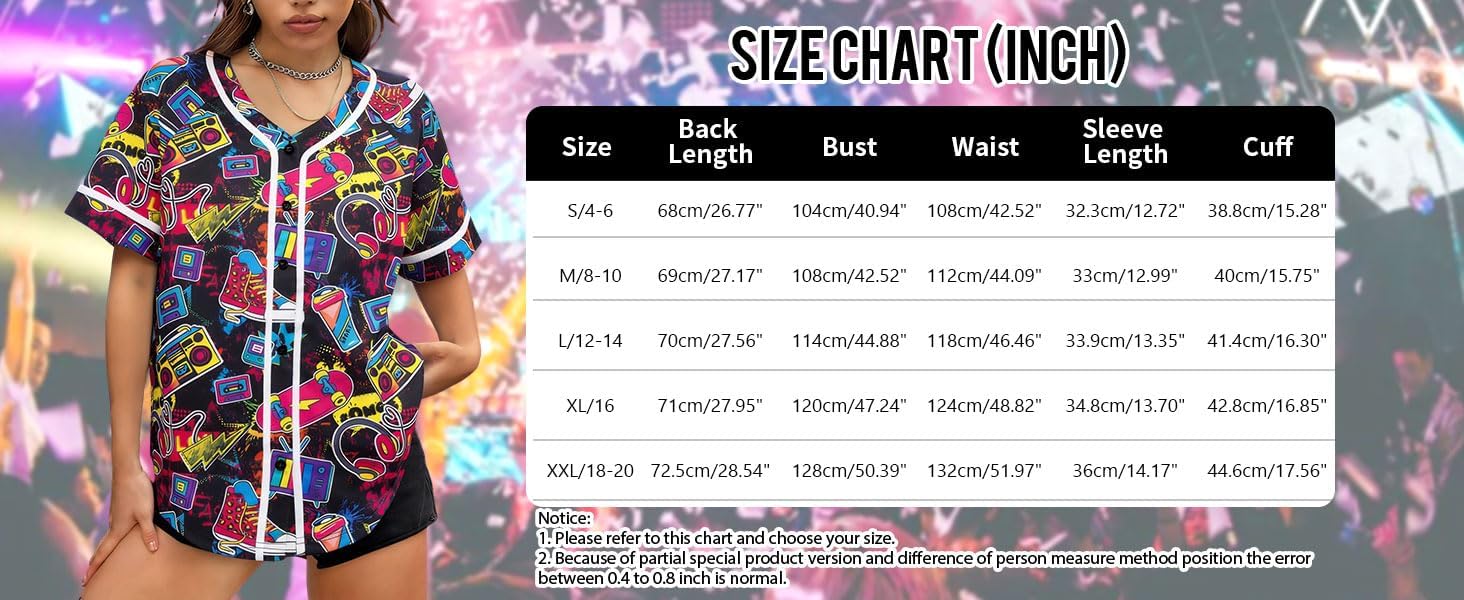 Baseball Jersey Women Button Down Short Sleeve Shirt Vintage Casual Retro Graphic Tees Top