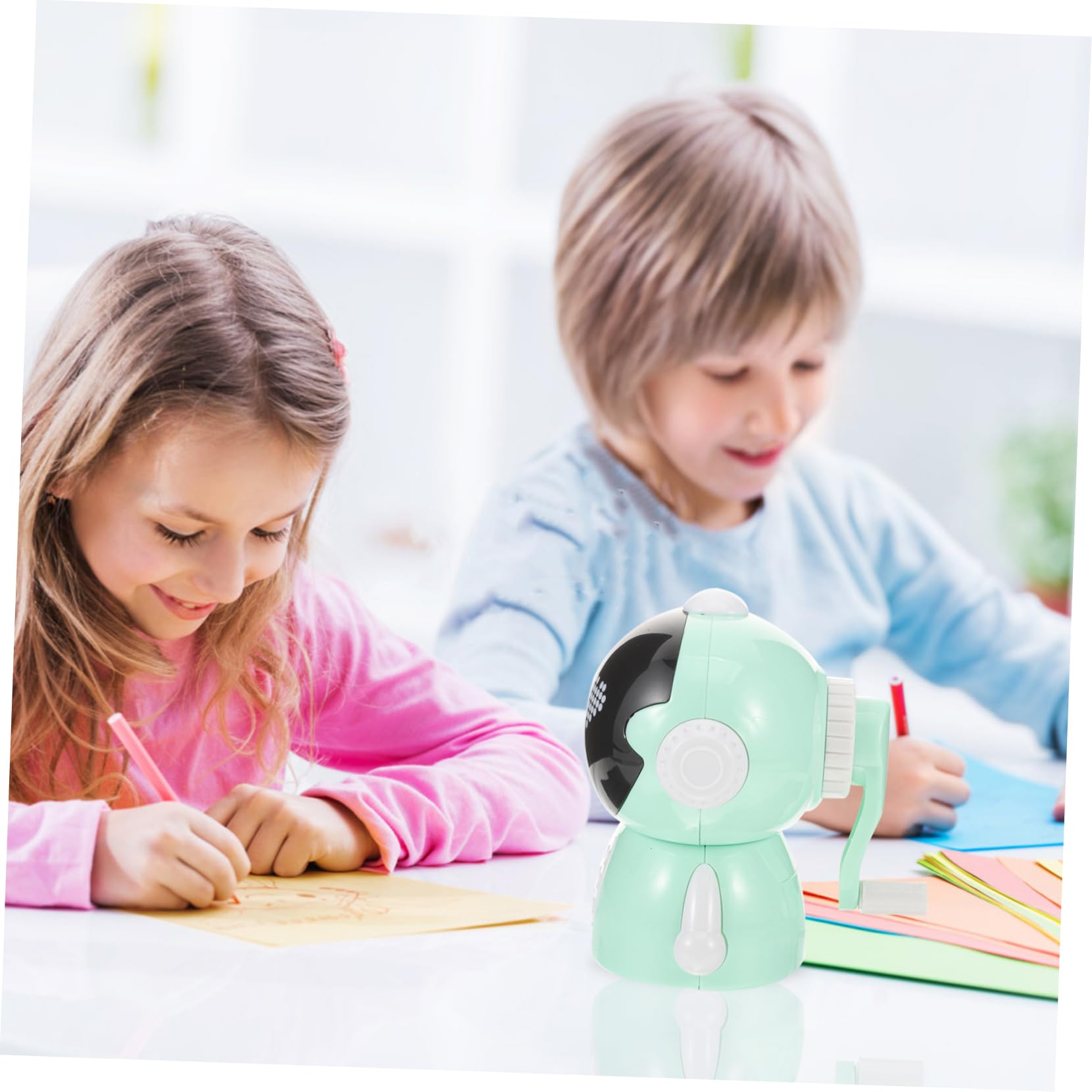 SHINEOFI 3pezzi Temperamatite Mano Per Design Cancelleria Per Scuola e Casa Facile Usare e Resistente Per Compleanno e Speciali