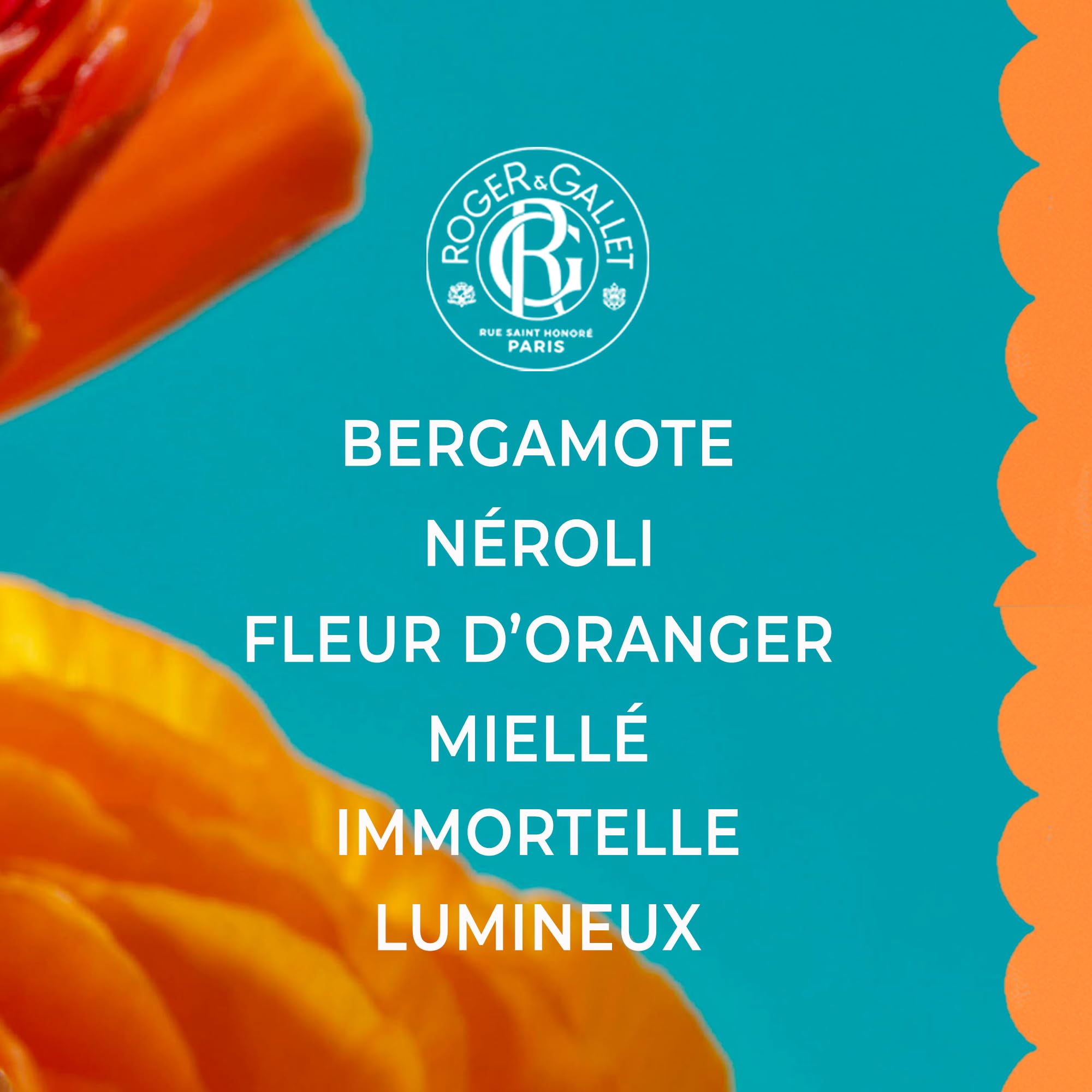 Roger & Gallet - Coffret cadeau Eau Parfumée Bienfaisante Néroli 30ml et Parfum Solide - Cadeau Femme - Senteur Florale et Relaxante aux Notes Douces et Apaisantes