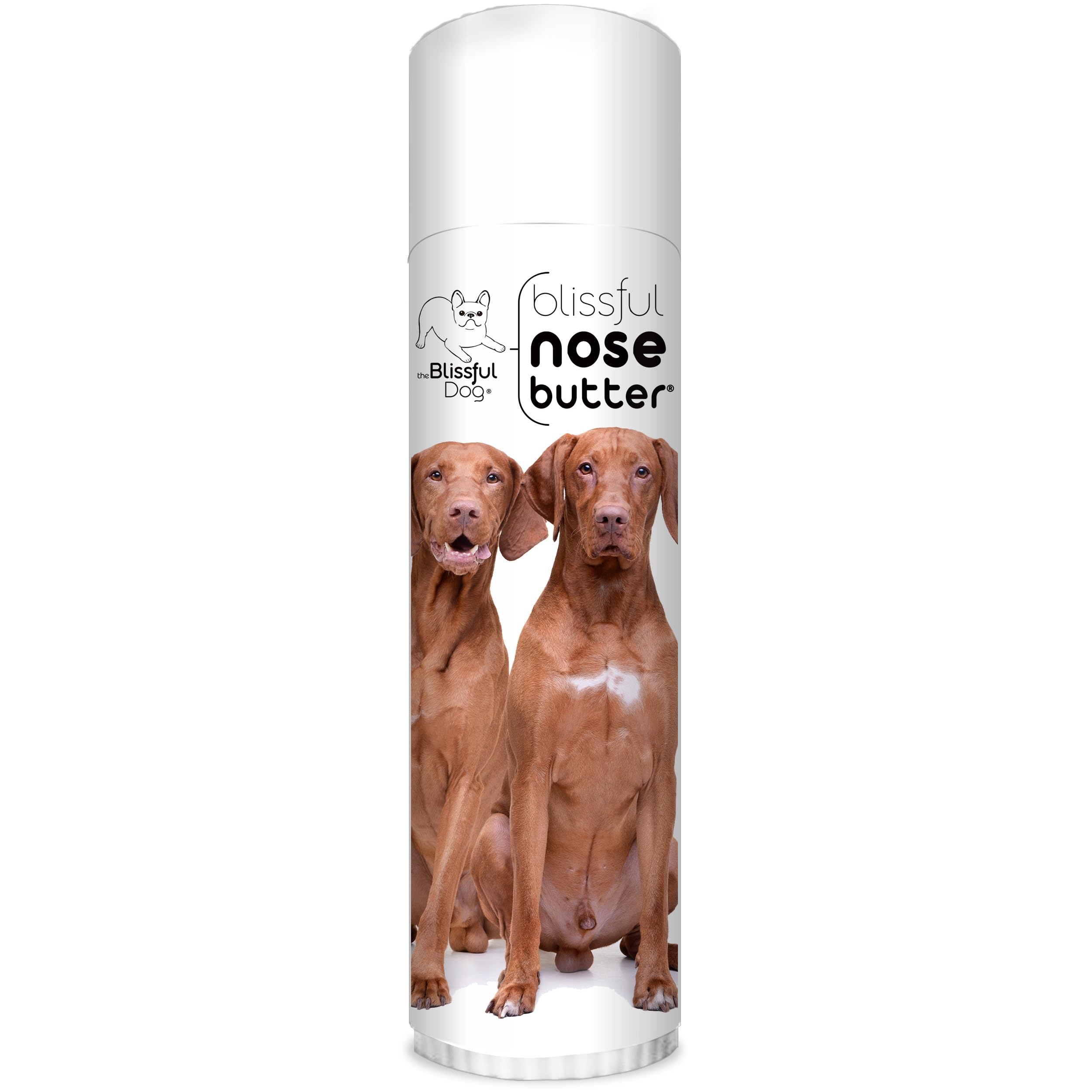 The Blissful Dog Vizsla Nose Butter for Dry, Cracked Skin, Lick-Safe Dog Nose Balm with Moisturizing Shea Butter, Almond, Olive, and Essential Oils, Pet Supplies, Uncented, 0.50 oz.