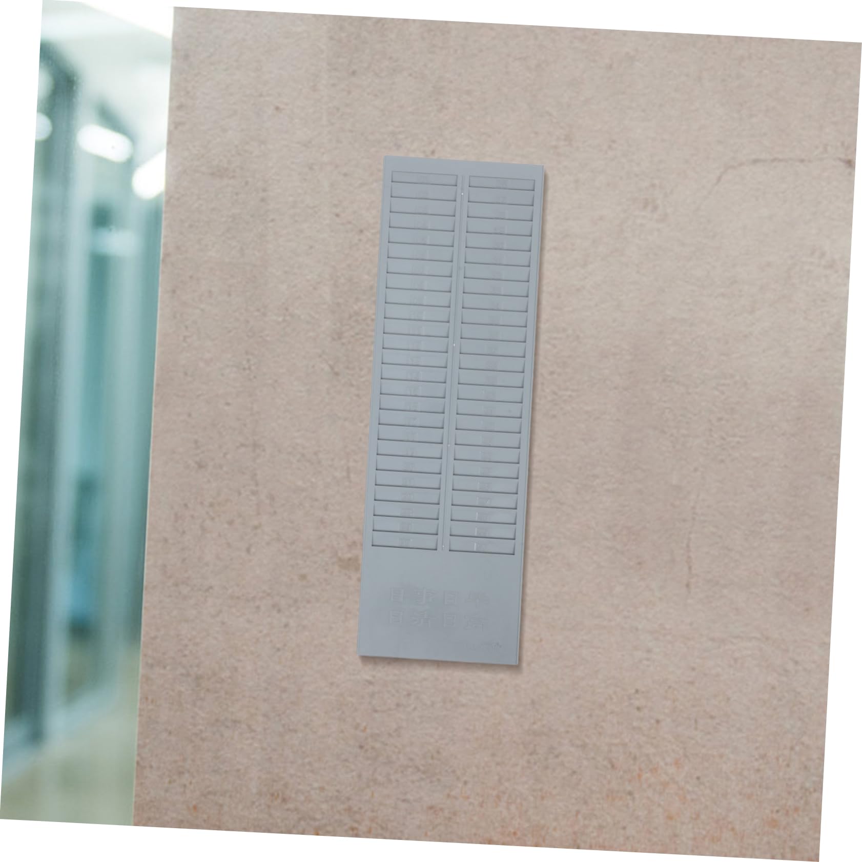 Porta Carte in Plastica Nero da 50 Posti per Tessere e Badge | Ufficio e Fabbriche, Resistente e Robusto, Adatto a Schede Presenza e Cartellini