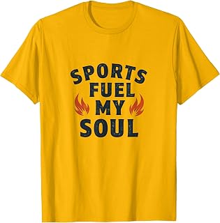 Sports Fuel My Soul Athletic Fan Design T-Shirt
