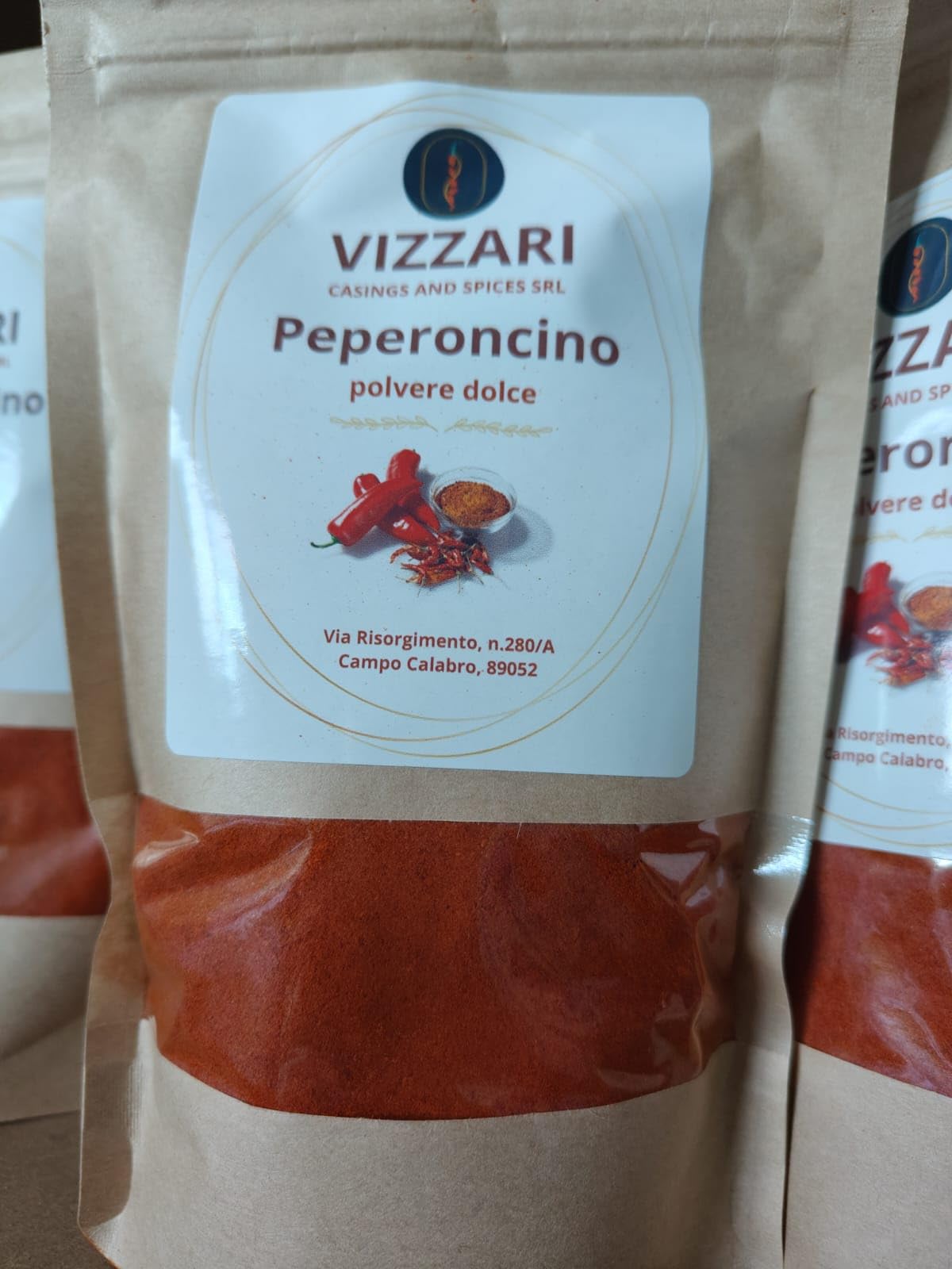 Peperoncino polvere dolce, Spezie in polvere, confezione richiudibile (1 kg)