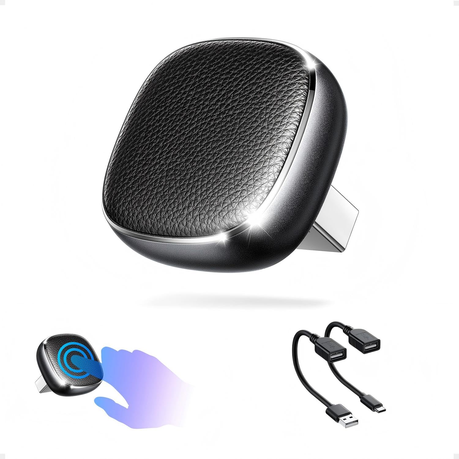 Wireless Carplay & Android Auto Adapter 2-in-1, 1-klick-Benutzerwechsel, Mavlou 2026 Ultra-Mini Dongle, Convert Wired CarPlay/Android Auto zu Wireless, für iOS 10+/Android 11+ & Autos ab 2016