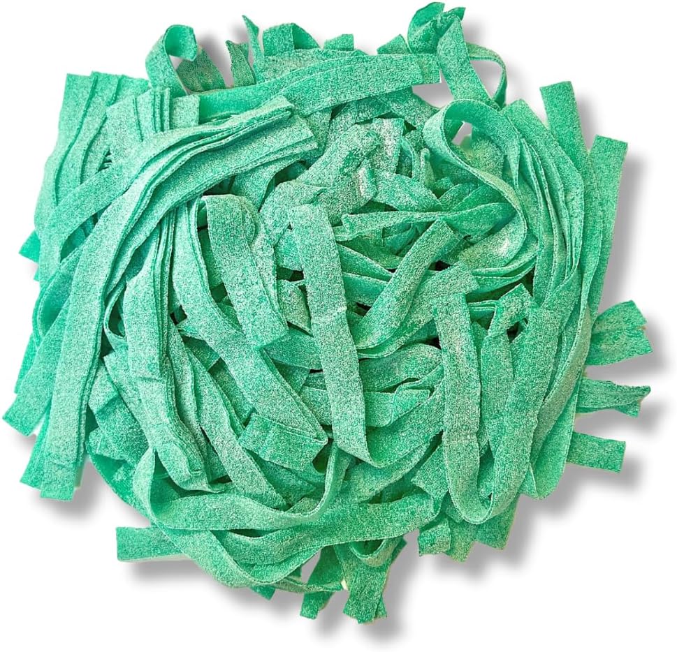 Sour Power Unwrapped Belts, Green Apple (approximately 297-count,unwrapped) Belts, 6.6-Pound Package, 105.6 Ounce