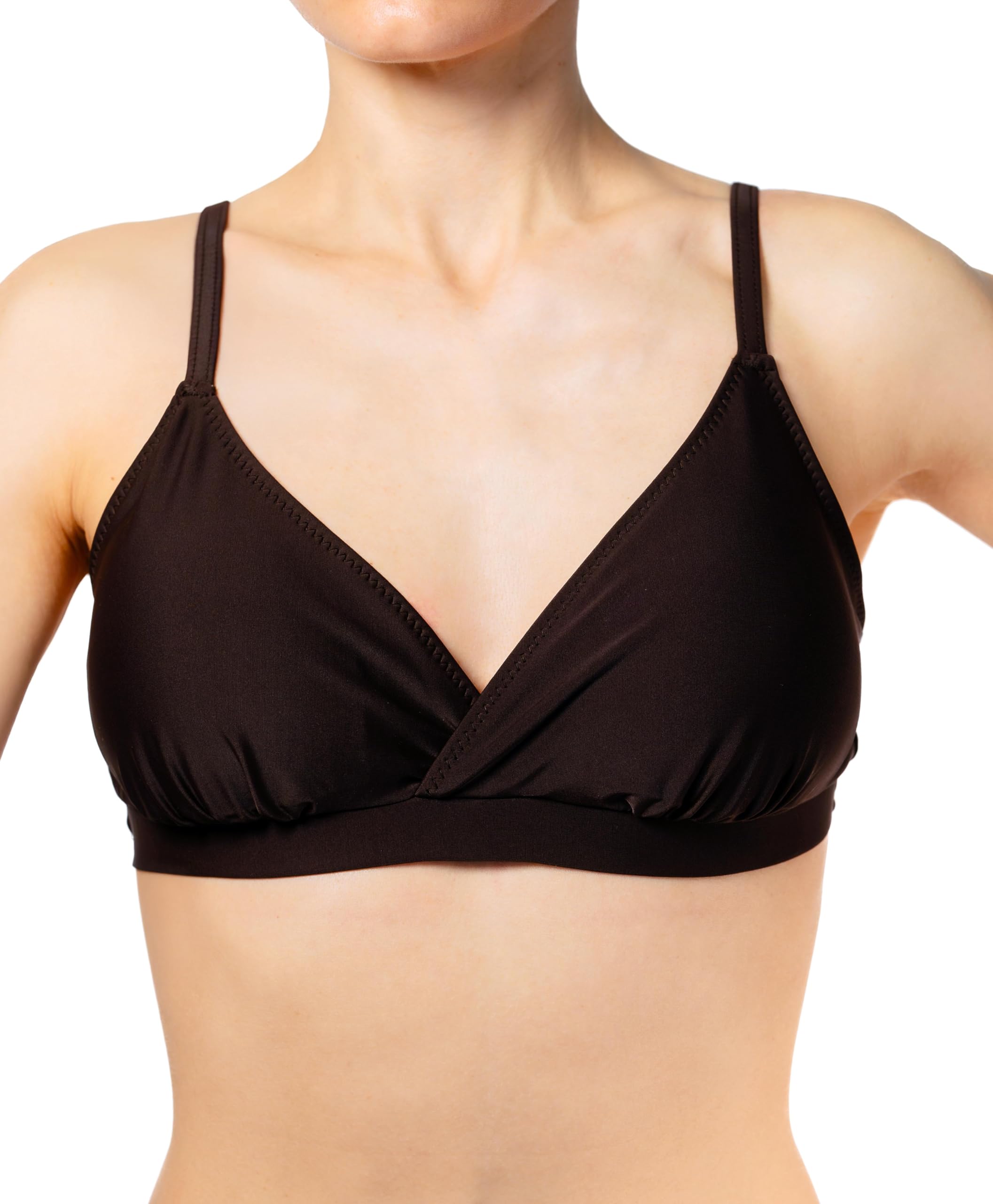 Aquarti Bikini Top Donna – Reggiseno da Bagno Comodo, Coppe A–D, Vari Colori e allacciature, Stile Senza Tempo