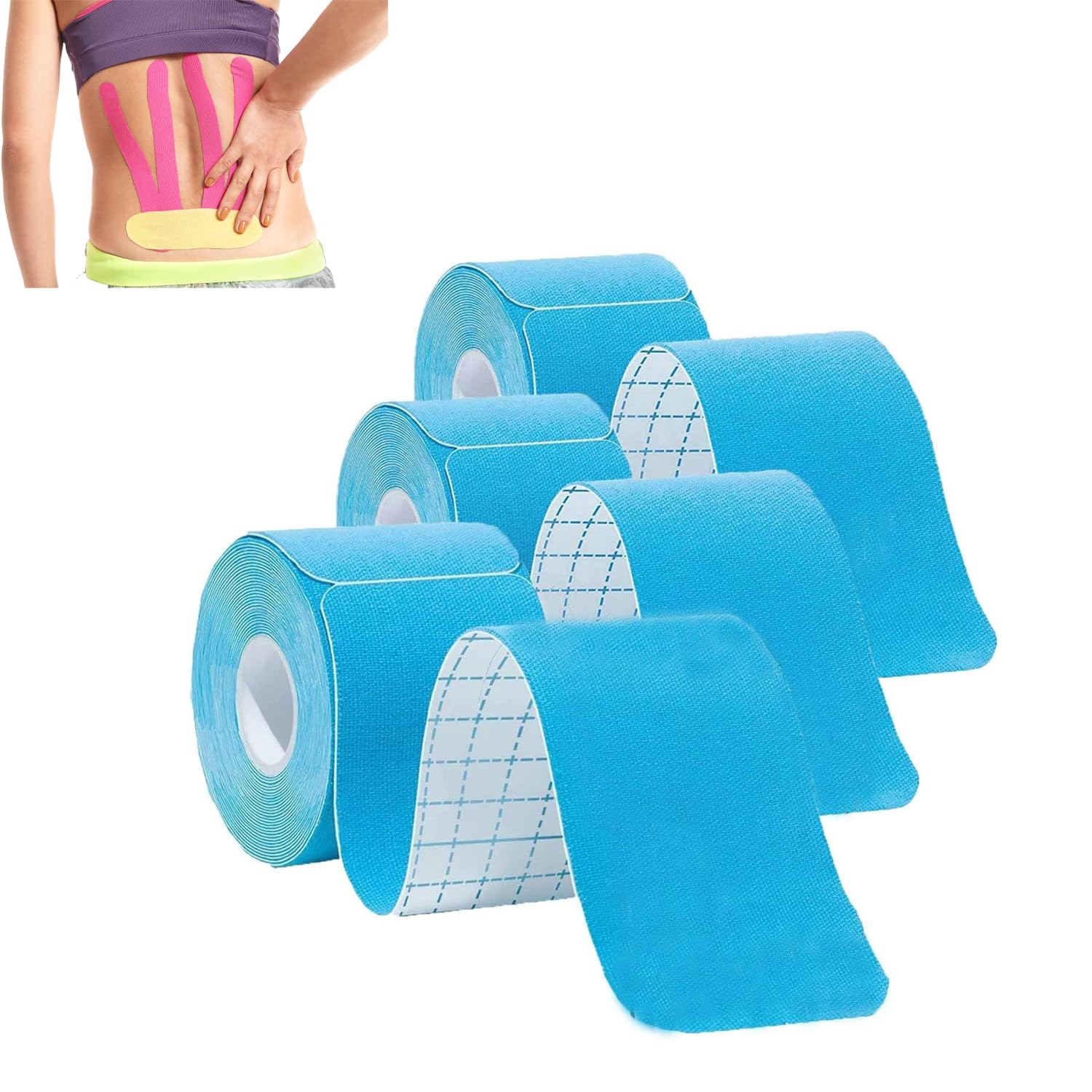 Kinesiology Tape Precut Sports Tape for Recovery Sports Athletic Physio Therapy Injury Athletic Tape for Ankle Neck Knee