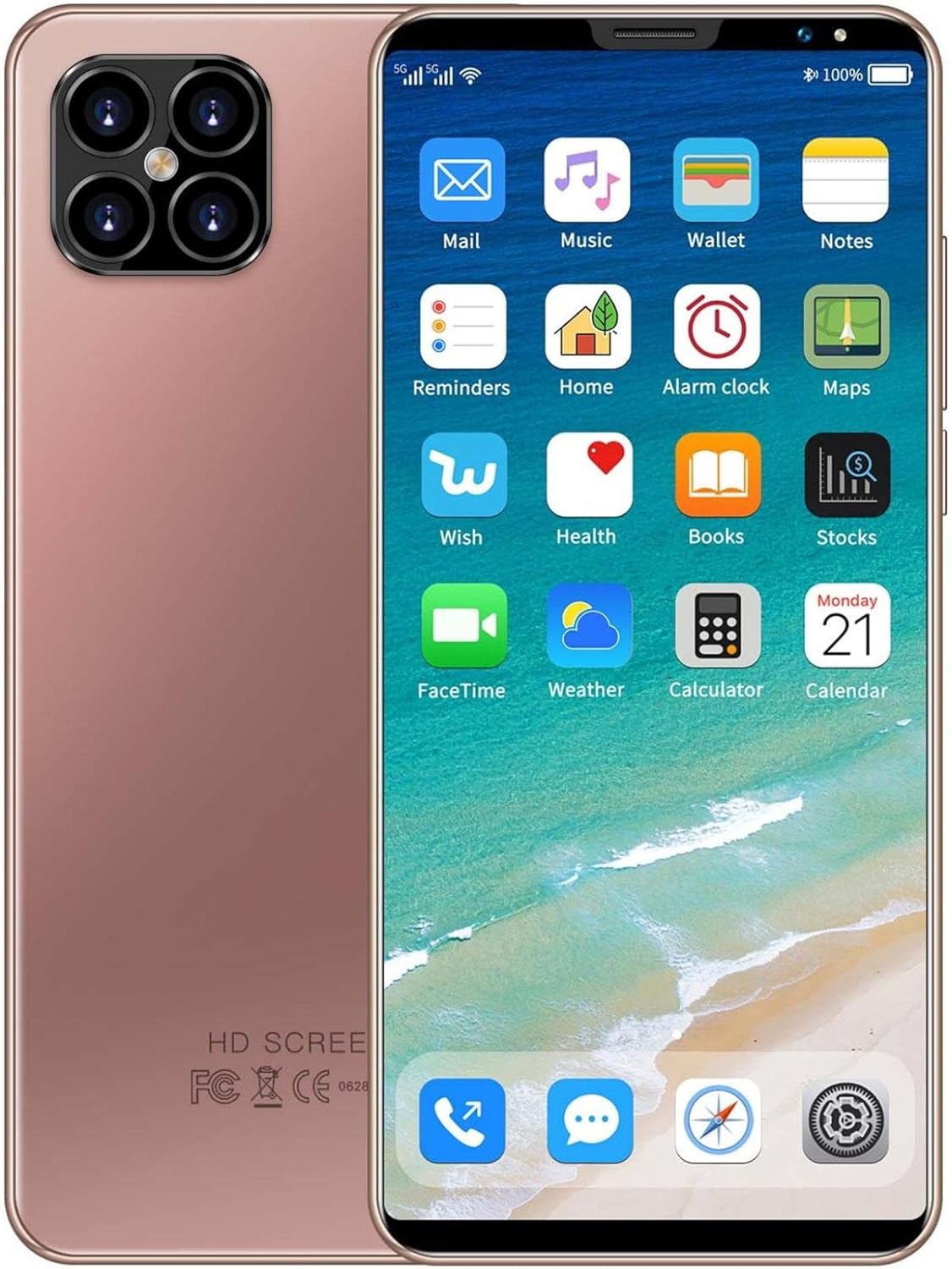 Unlocked Cell Phones, Android 5.1 Smartphone HD Full Screen