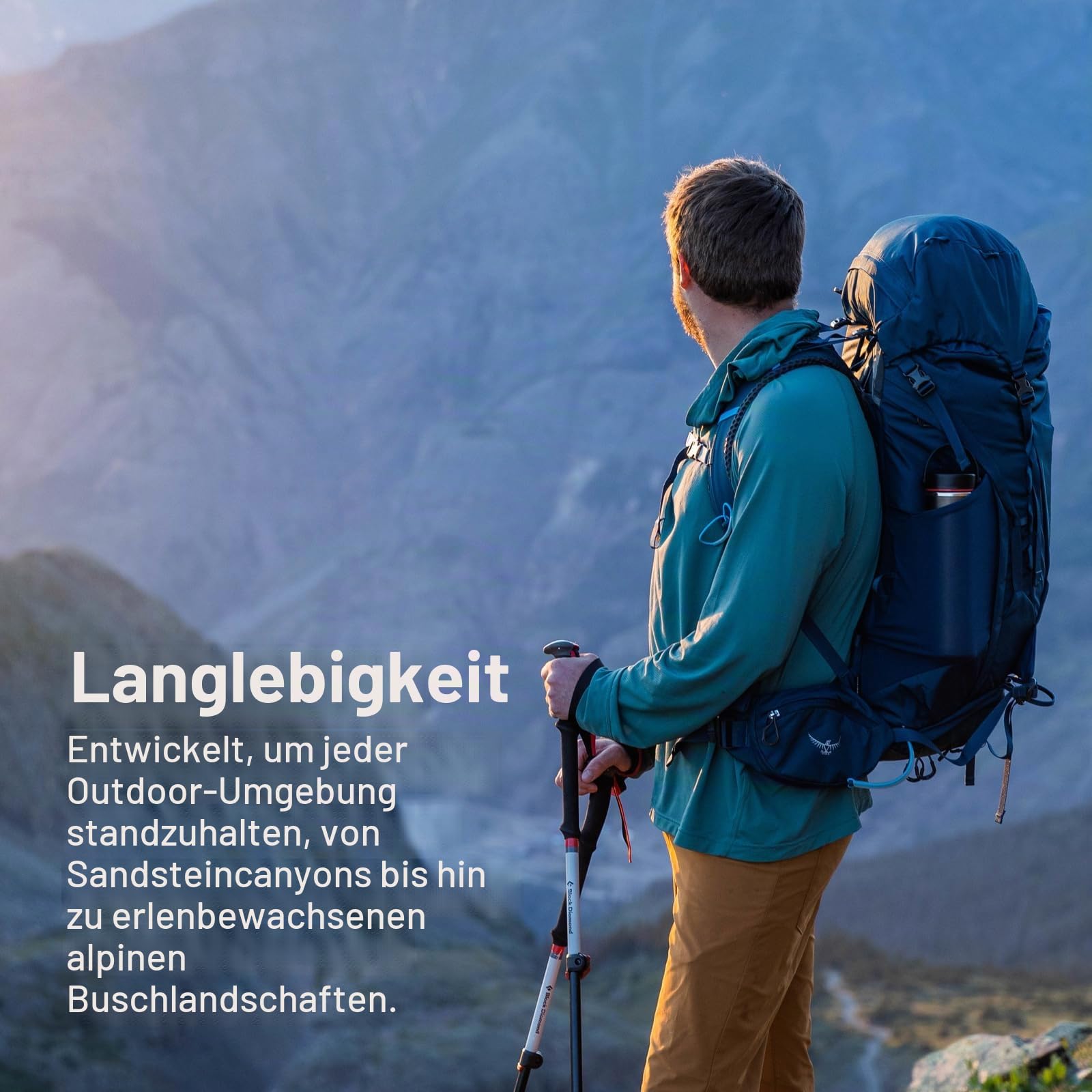 Osprey Herren Kestrel 58 Hiking Pack (1er Pack)
