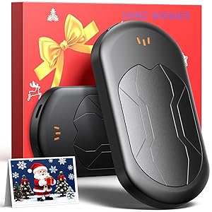 Electric Hand Warmers Rechargeable 2 Pack with 3 Heating Mode,Portable Hand Heater,Smart Chips,USB Quick Charge, Winter Gifts for Christmas, Outdoor, Golf, Hunting, Camping