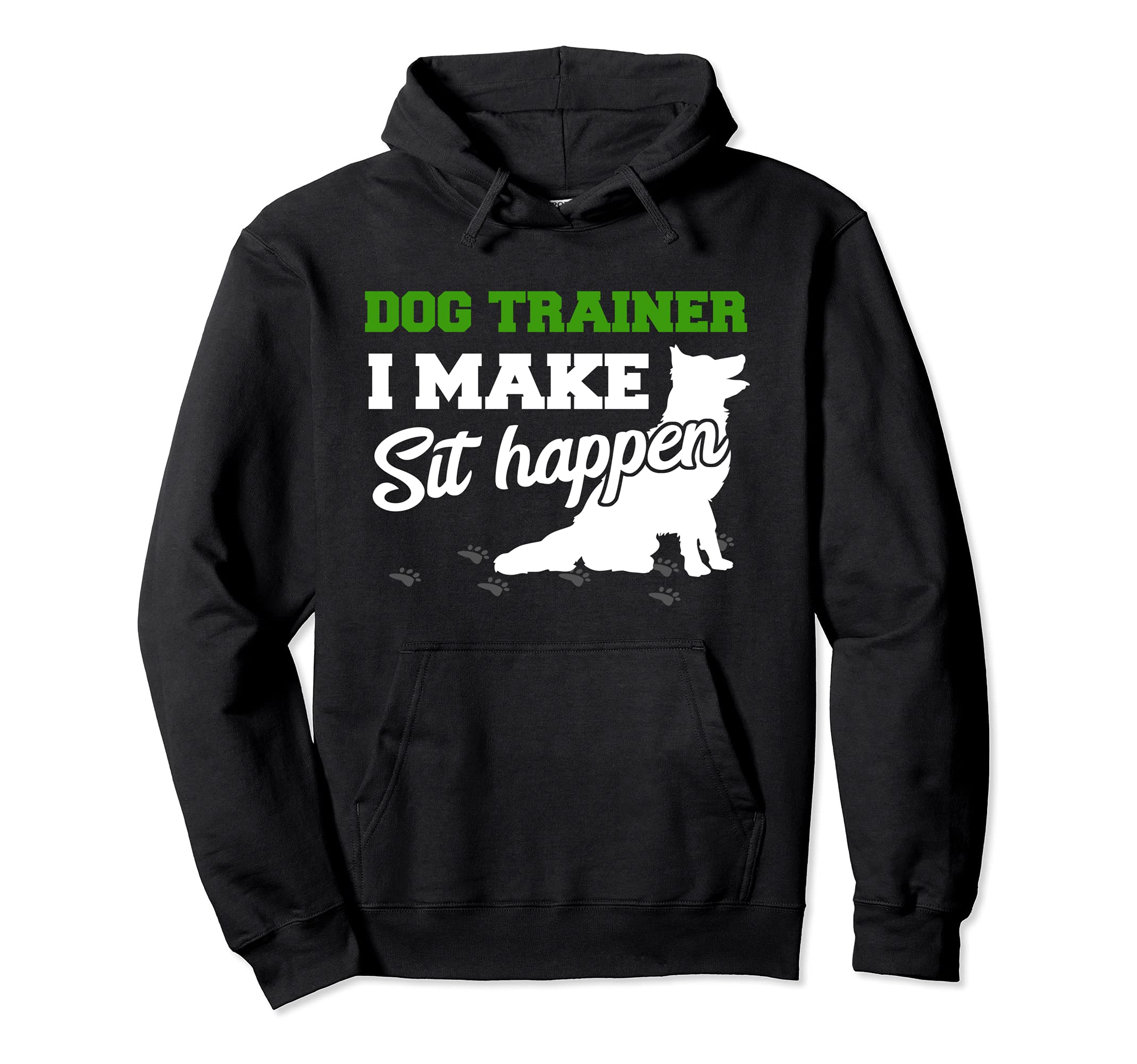 Dog Trainer Dog Commands Obedience Training I Dog Trainer Pullover Hoodie, Black