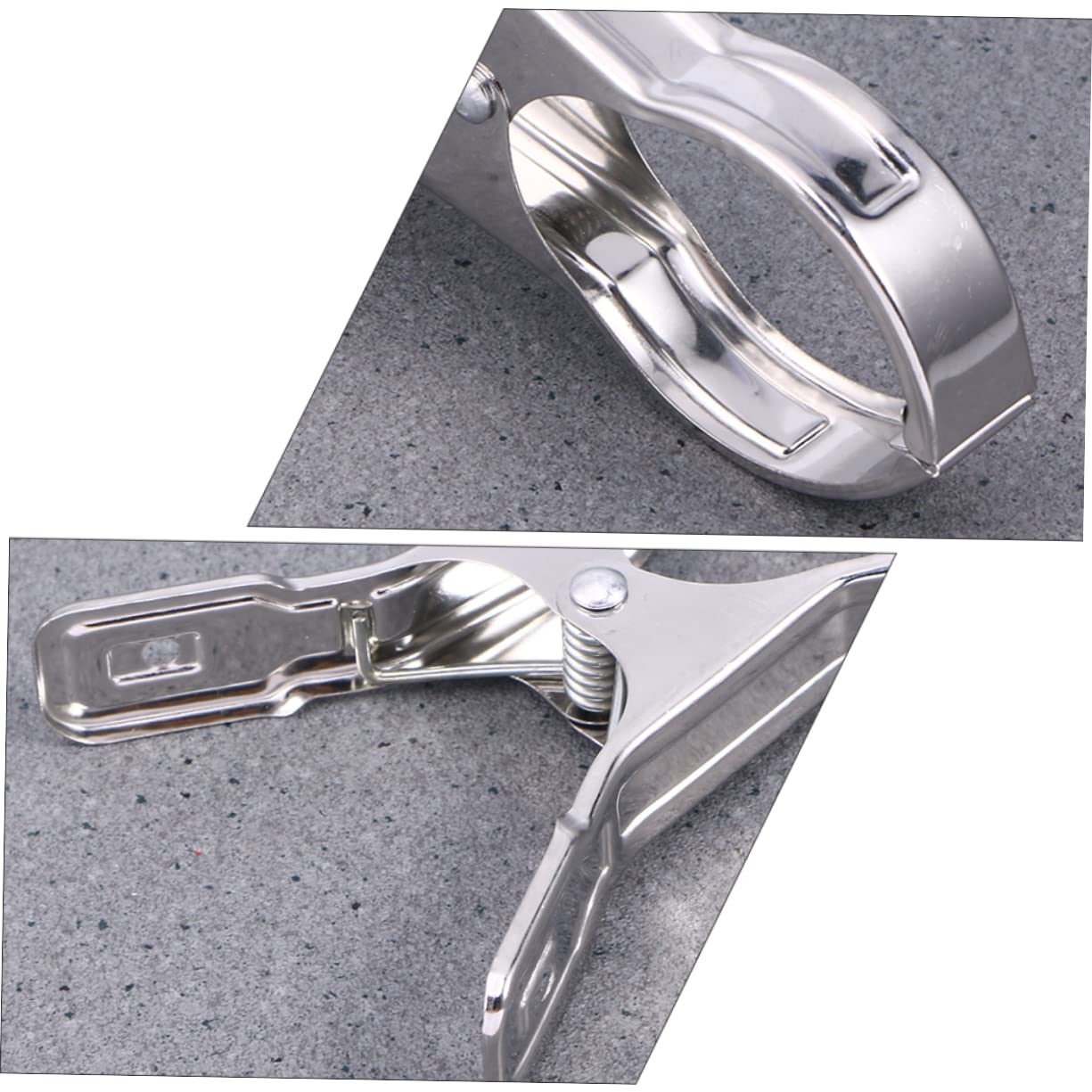 2 Set Molletta Pioli Fermagli Per Asciugare I Vestiti Perni Massa Mollette Appese Spillo Clip Di Fissaggio in Acciaio Inossidabile Clip Di Vestiti Antivento Argento 12 Pezzi*2