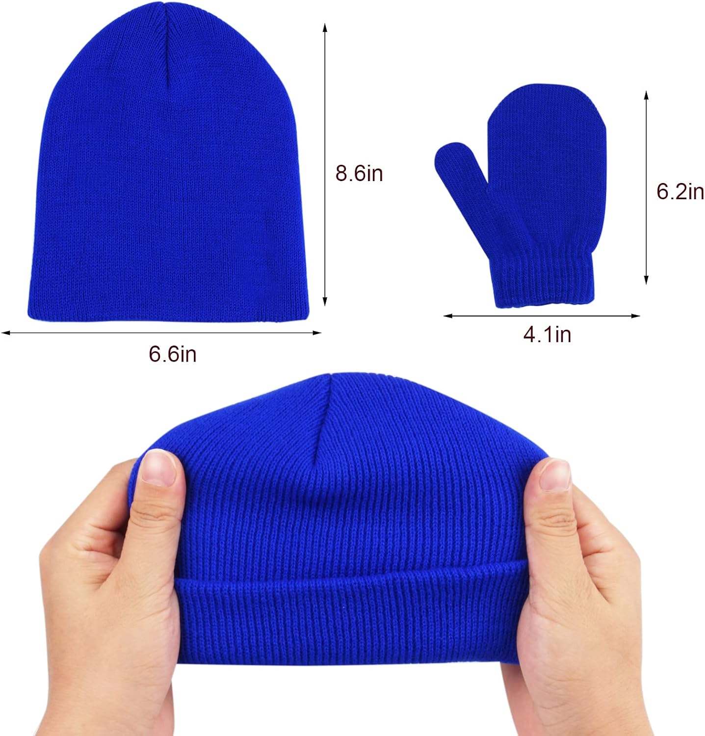 Stondino Toddler Winter Hats, Kids Winter Hat Gloves Scarf Set Baby Winter Hat Baby Beanie Knit Warm Set for Boys Girls