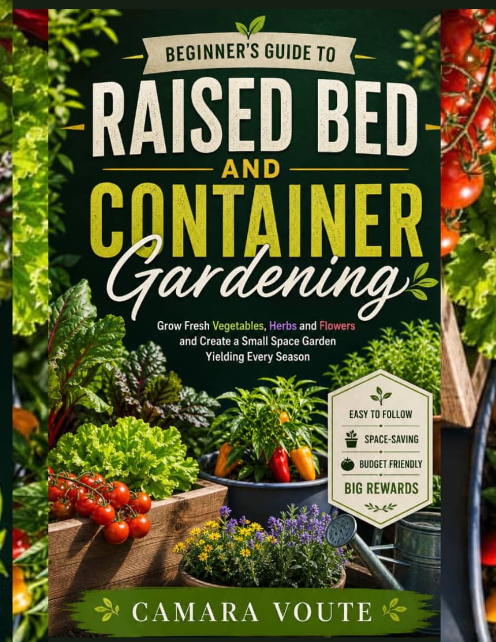 Beginner’s Guide to Raised Bed and Container Gardening: Grow Fresh Vegetables, Herbs and Flowers and Create a Small Space Garden Yielding Every Season