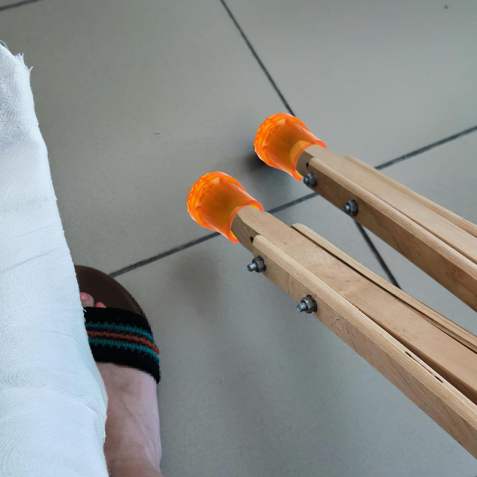 TOYANDONA Puntas Material Oxford de Repuesto Antideslizantes y Compatibilidad para Muletas de 28 Mm 8 Piezas para Uso Diario y Condiciones de Lluvia