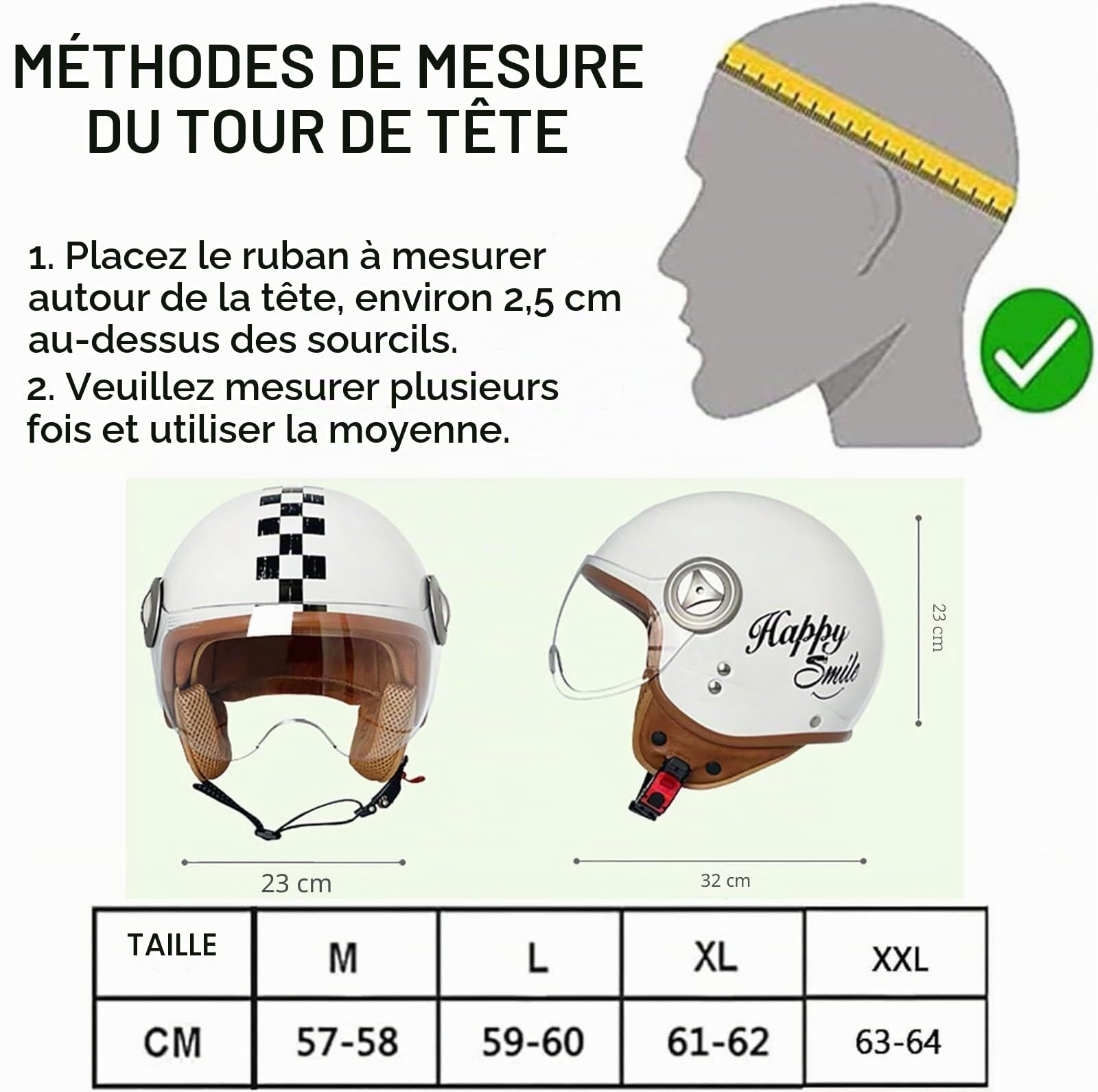 Casque Jet Moto Vintage avec Visière Casque Mobylette Homologué ECEDOT Rétro Demi Casque Moto Vélo Scooter Chopper pour Adultes Homme Et Femme(9,M=57-58CM)
