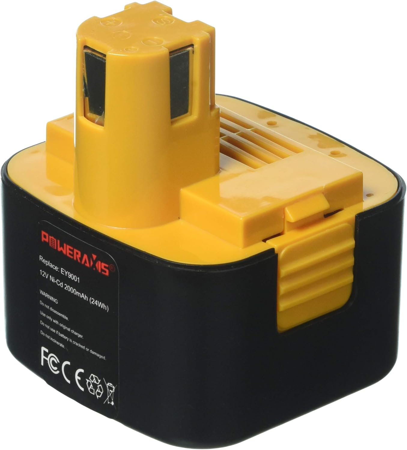 POWERAXIS 12v 2.0Ah Replacement Battery for Panasonic