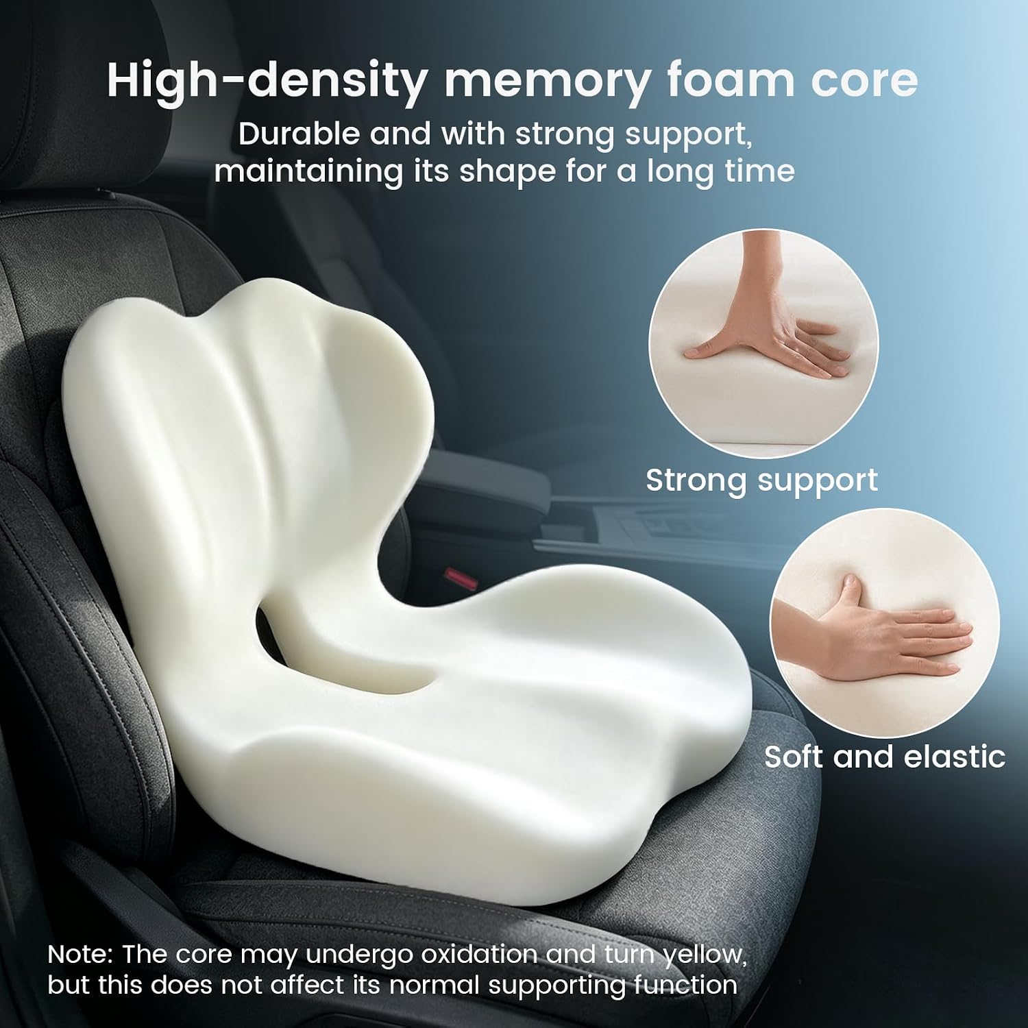 Car Seat Cushion For Long Driving，Office Chair Cushions For Back And Butt