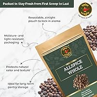 Vista 7 de Spice Magic Pimienta de Jamaica Entera, 4 oz (113g) - Bayas de Pimentón Jamaicano Enteras Premium para Platos Salados y Dulces 100% Natural, No
