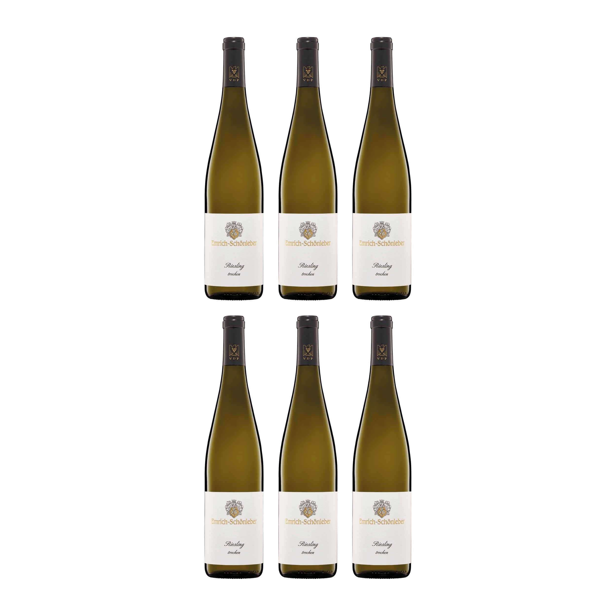 Emrich-Schönleber Riesling QbA trocken Weisswein Deutschland inkl. FeinWert E-Book (6 x 0.75 l)