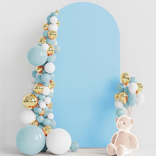 Wokceer Funda para Arco de Boda de 6.6 Pies de Spandex Ajustada Cubiertas para Soporte de Arco de Boda Funda de Fondo de Arco Chiara de Parte