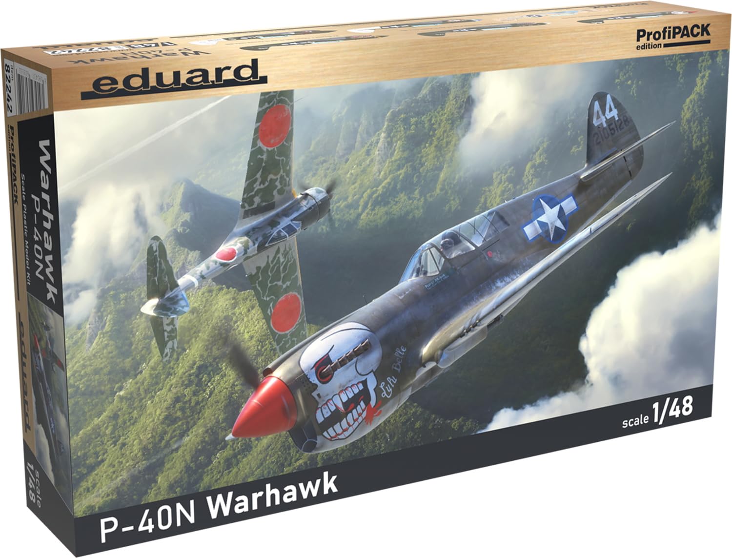 Edualdo 1/48 Profi Pack P-40N Warhawk Kunststoff Modell EDU82242 (Flugzeug)
