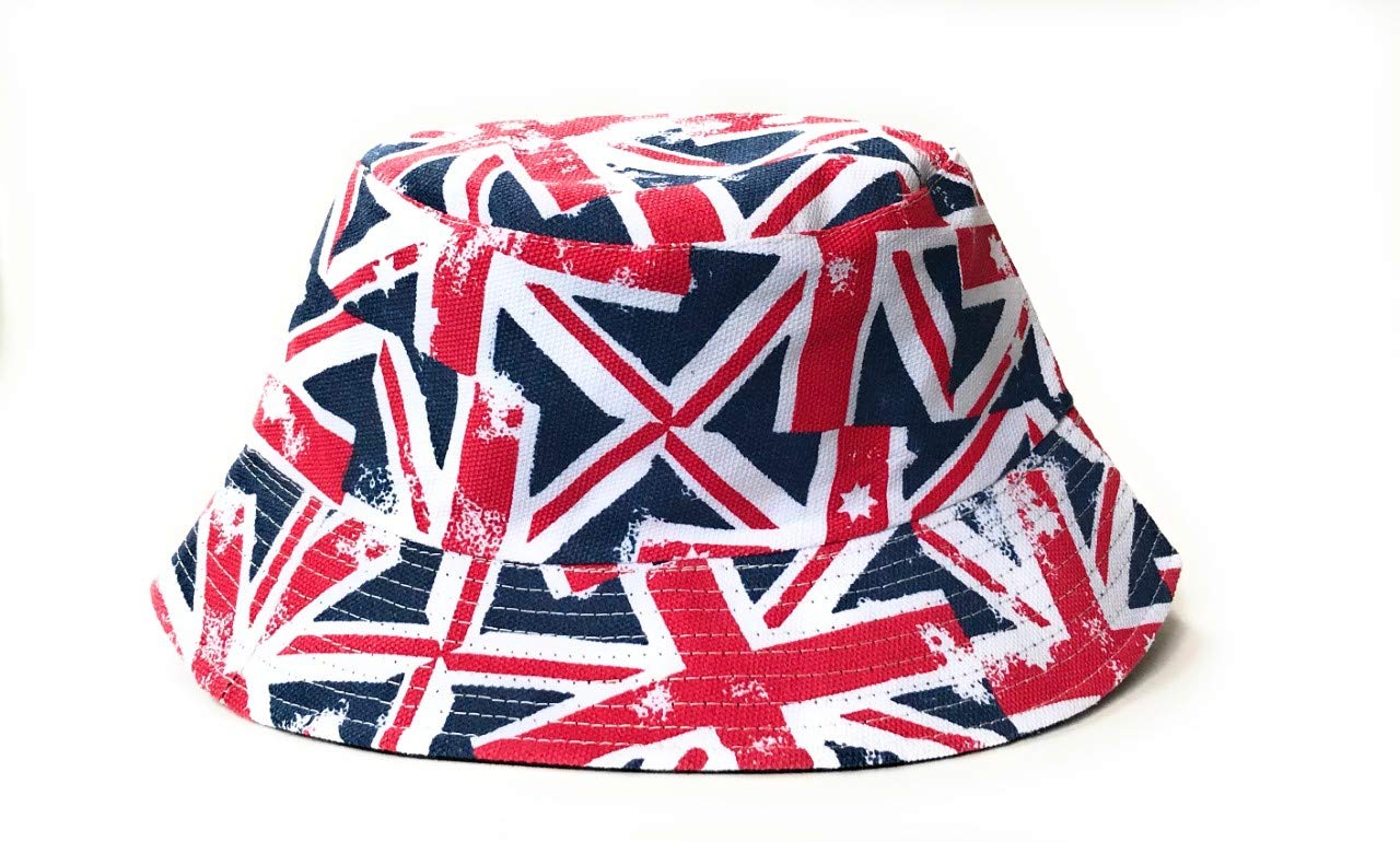 KGMStylish Designer UK Union Jack Pattern Bucket hat