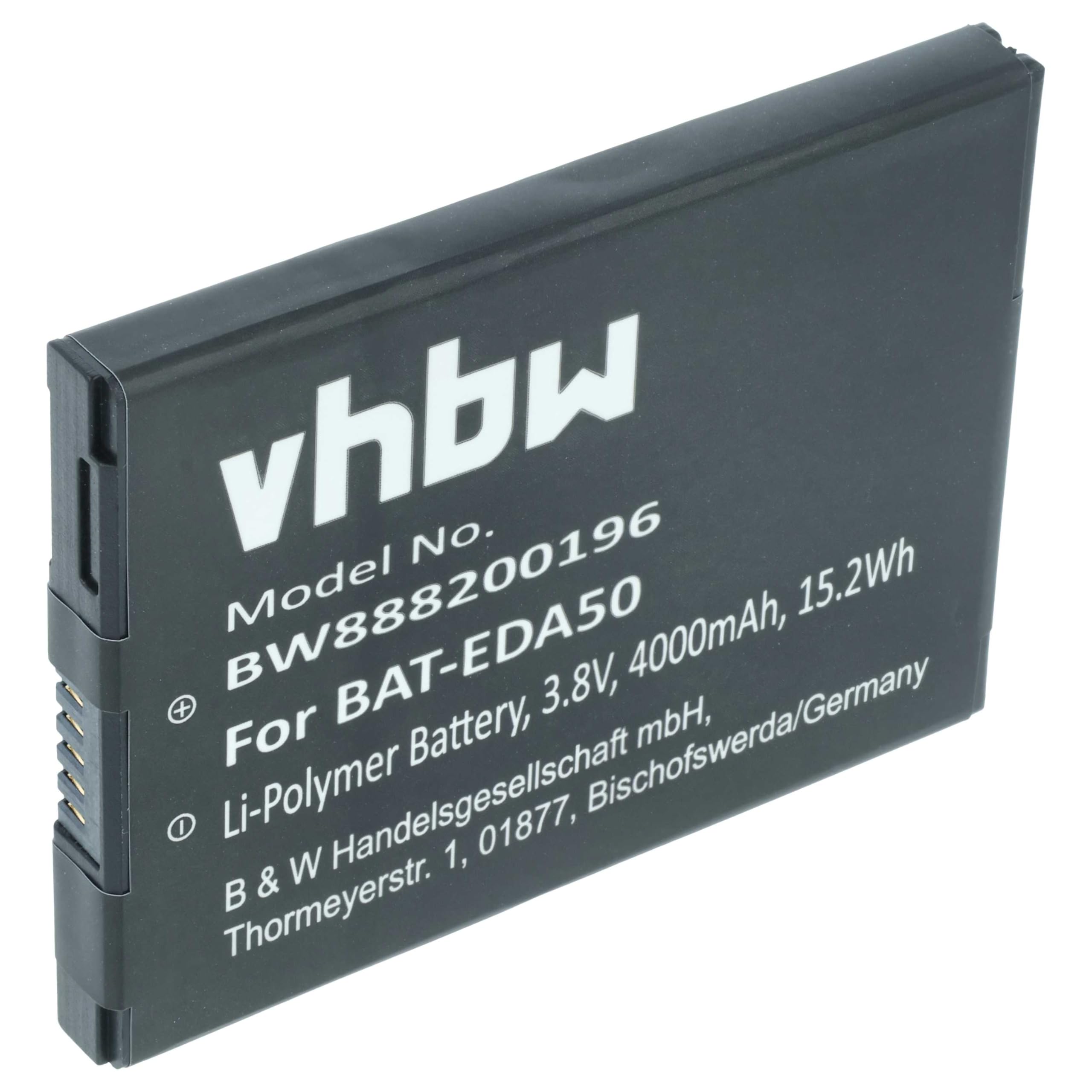 vhbw batteria sostituisce Honeywell 4000mAh 3,8V Li-Poly per lettore di codici a barre POS
