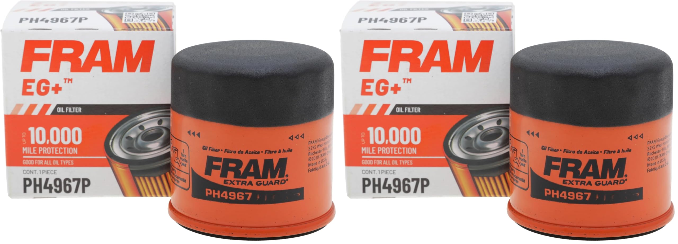 Fram Extra Guard PH4967 Oil Filter 2-Pack